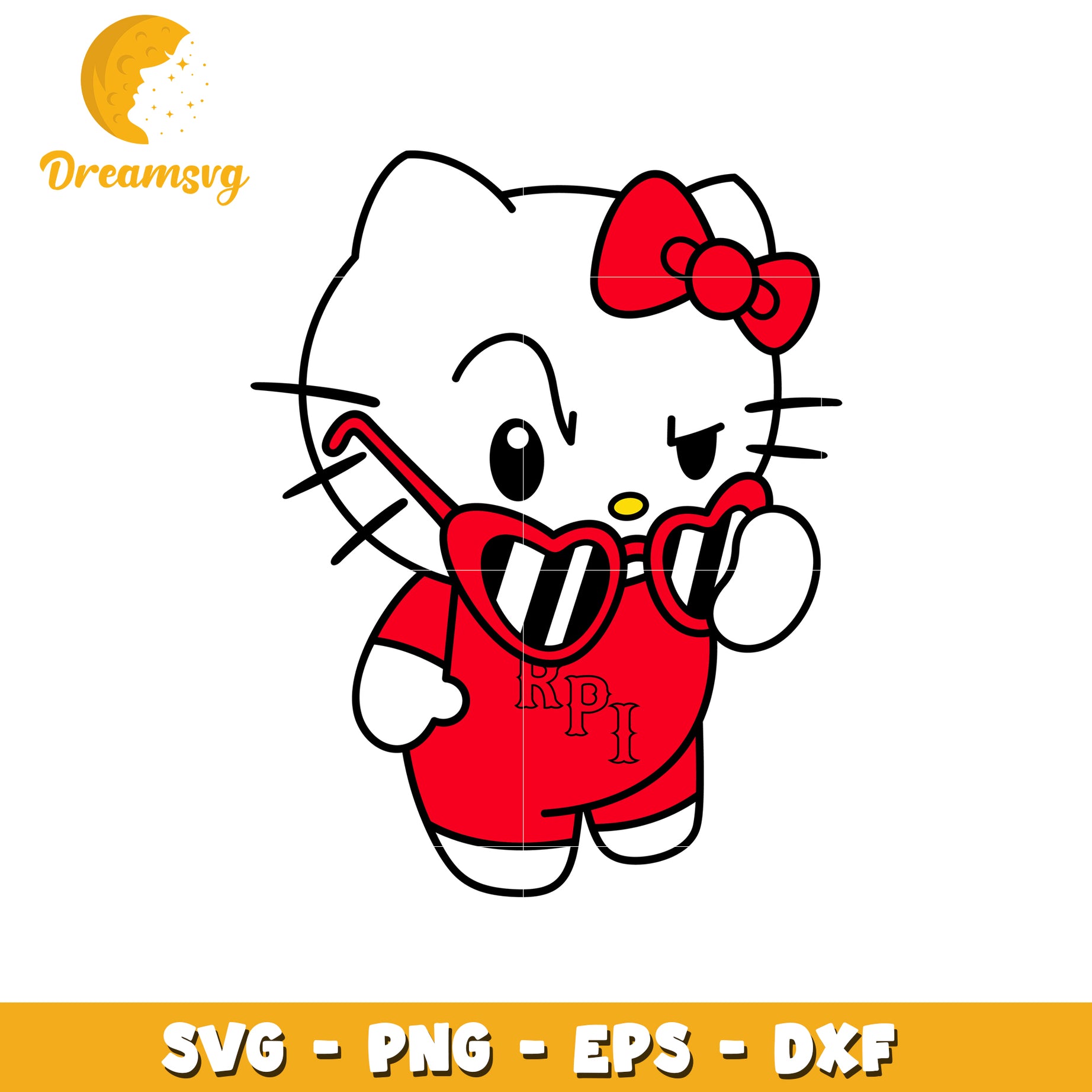 Cool Kitty SVG Design