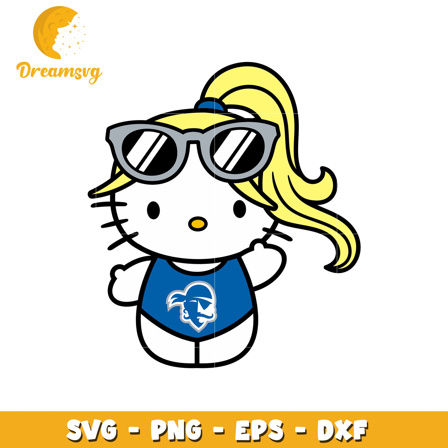 Cool Kitty in Sunglasses SVG Design for Fun Crafts