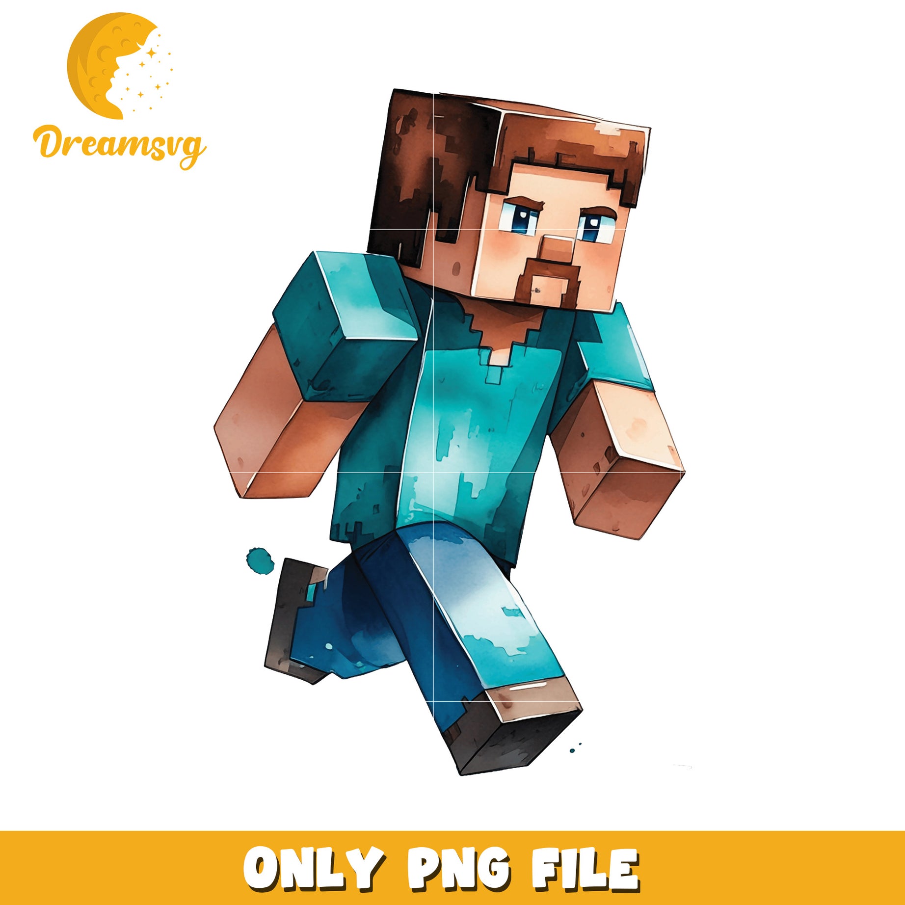 Cool Minecraft Character PNG, Perfect for Crafts and Designs