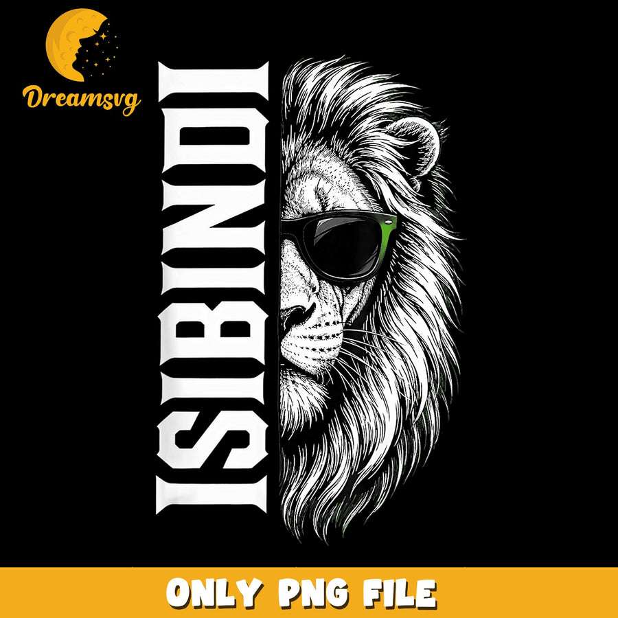 Cool Lion With Sunglasses Isibindi PNG, Half Face Lion, Africa PNG