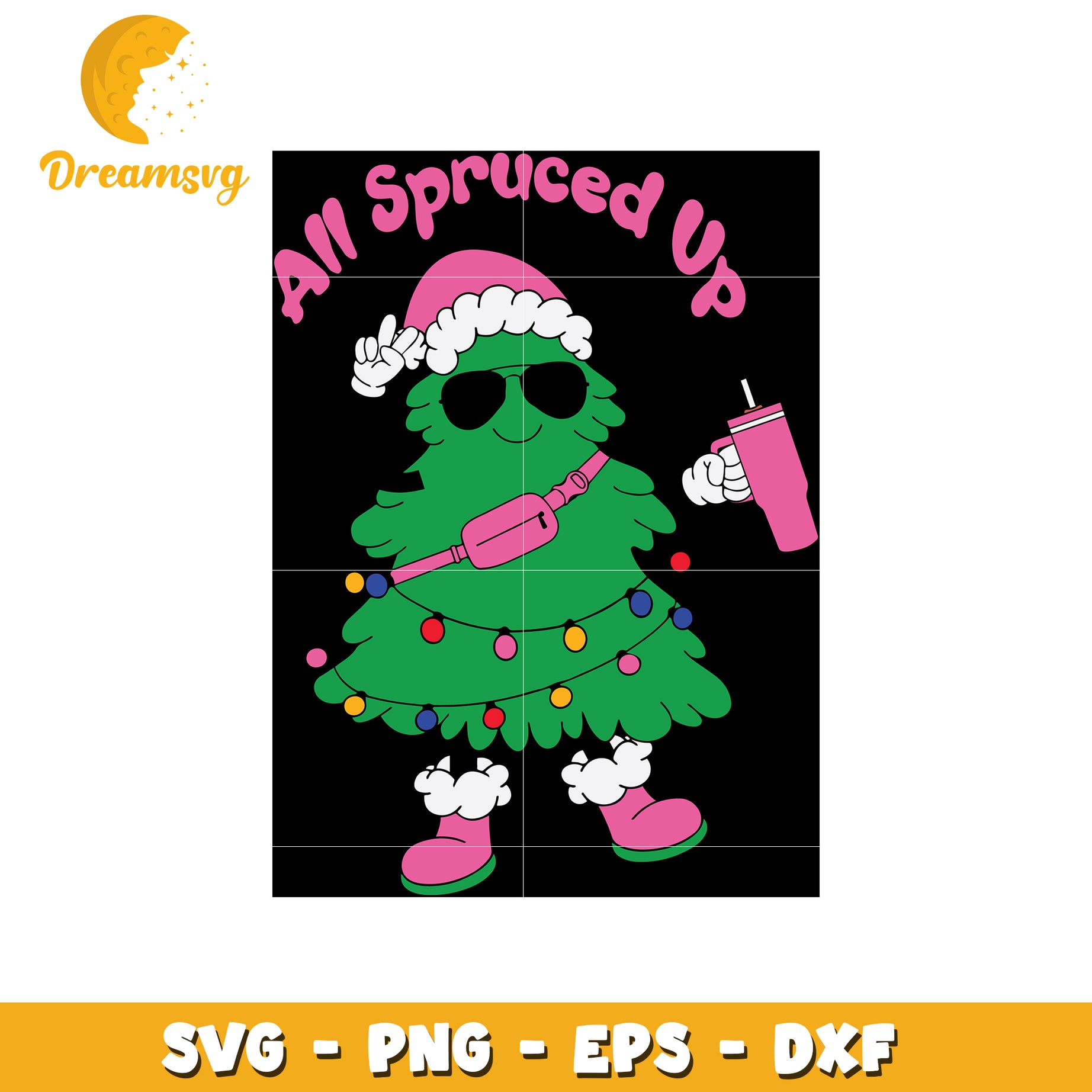Cool christmas tree svg, cool svg, christmas tree svg