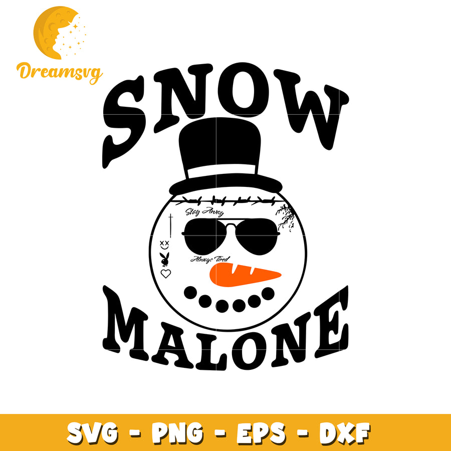 Cool snowman cut file svg, cool svg, snowman svg
