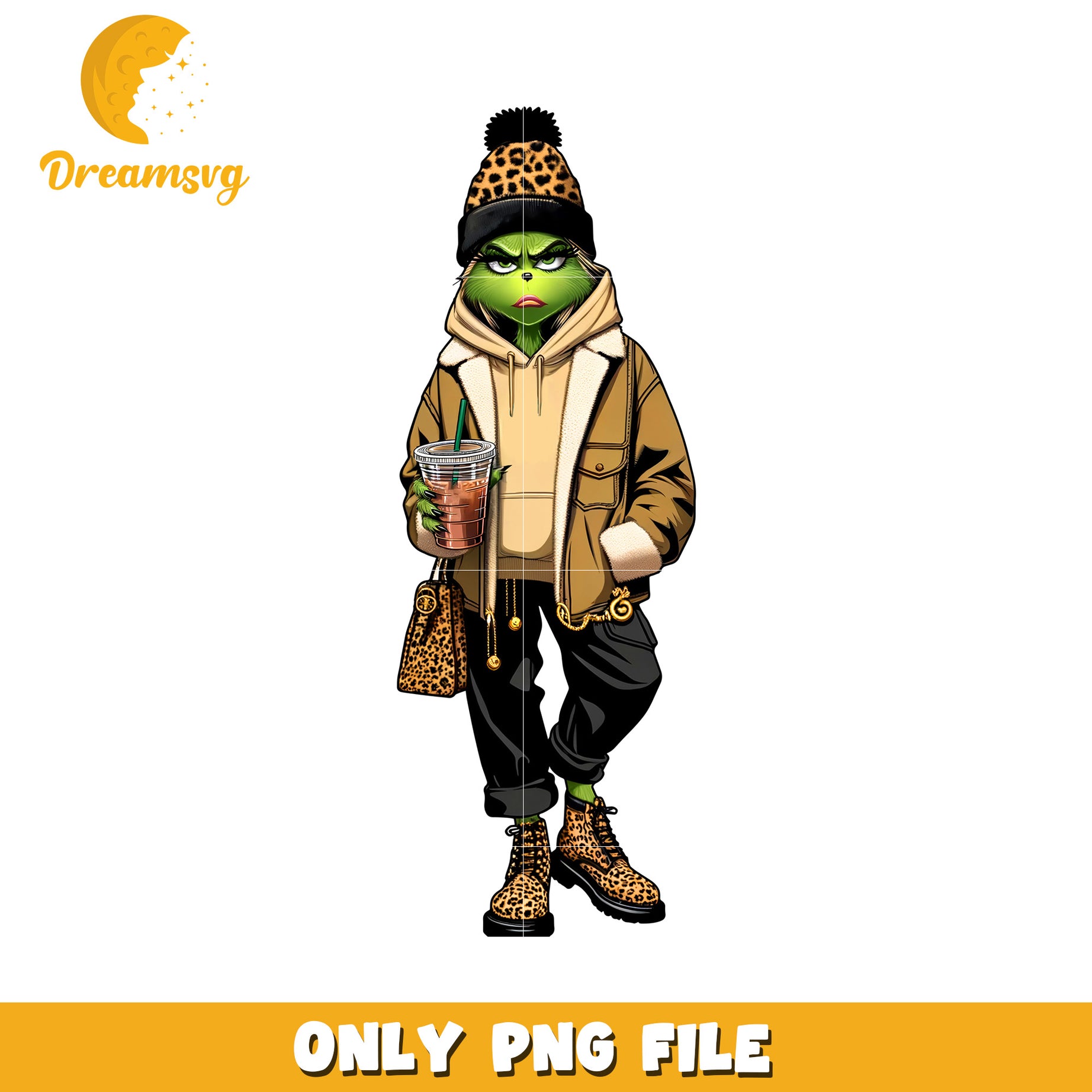 Cool style female grinch png, the grinch​ png, grinch christmas tree png