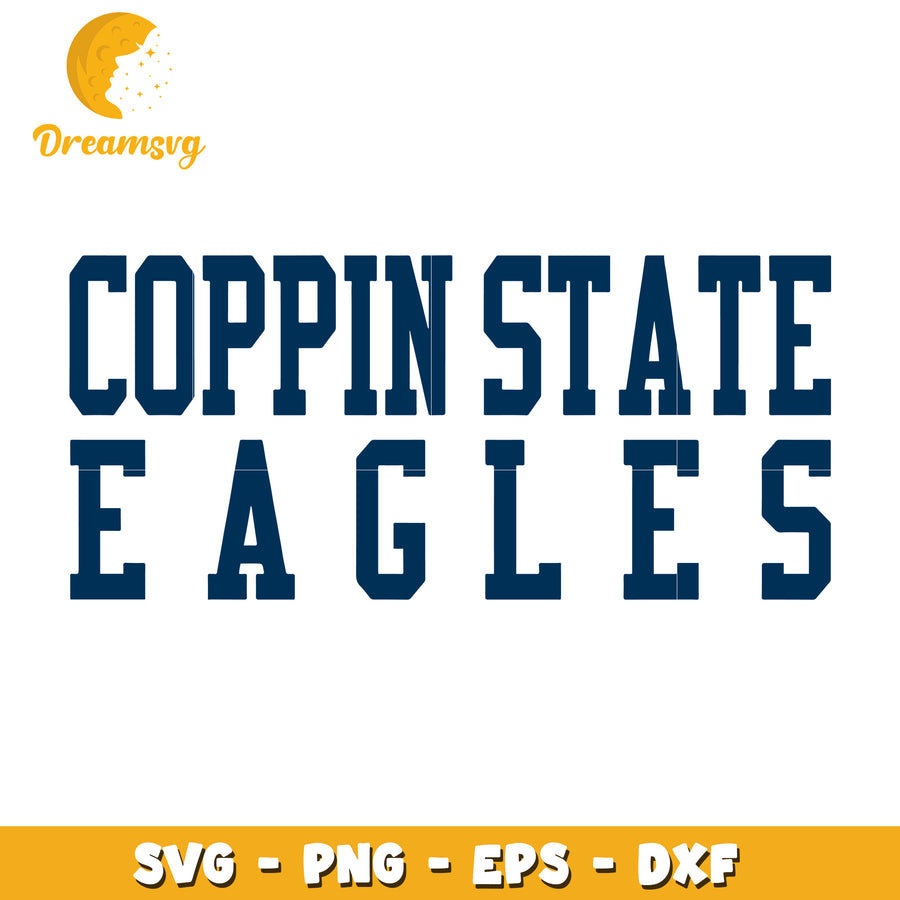 Coppin State Eagles SVG Design for Sports and Crafts Projects
