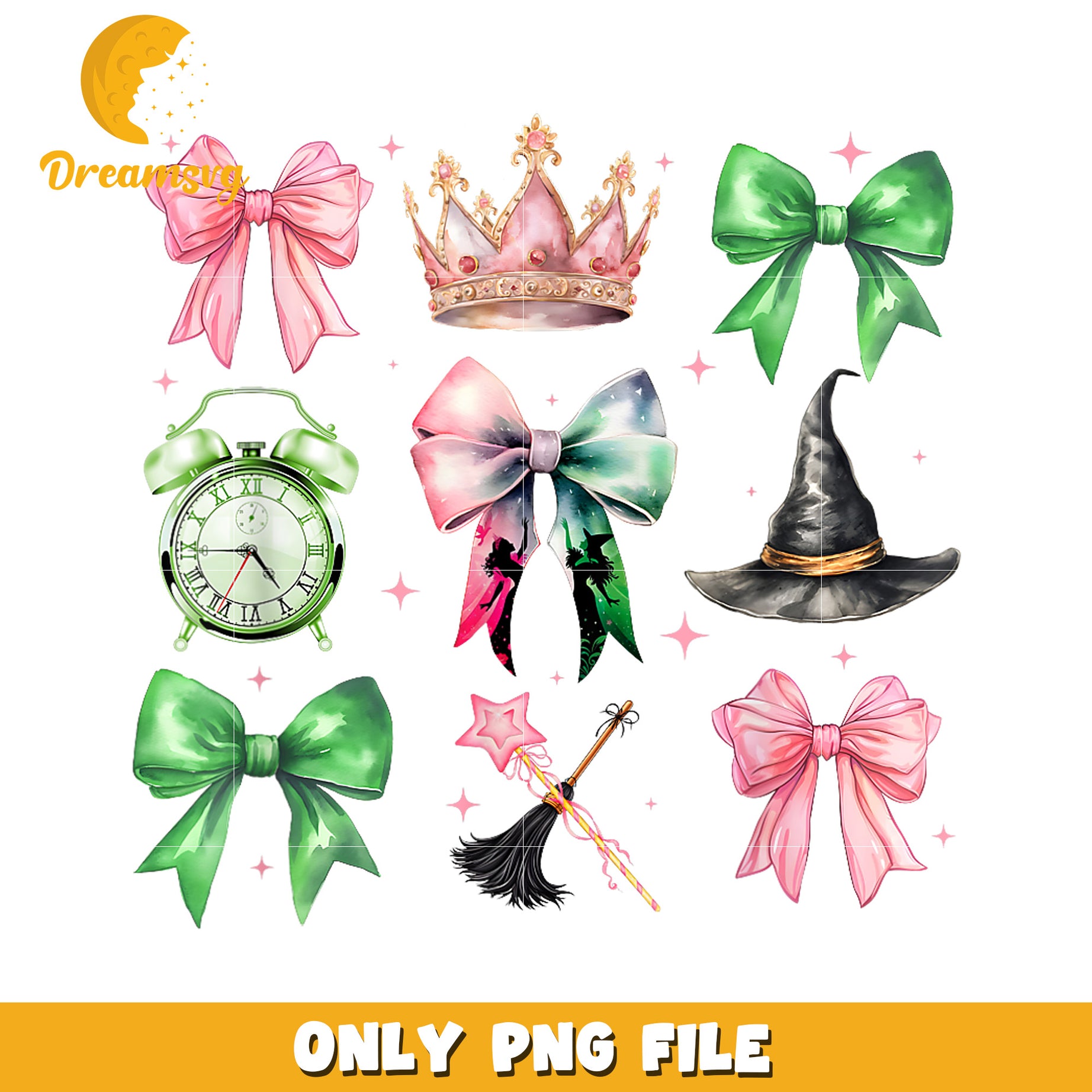 Coquette Bow Pink Goes Good With Green png, wicked friends png, movie hype png