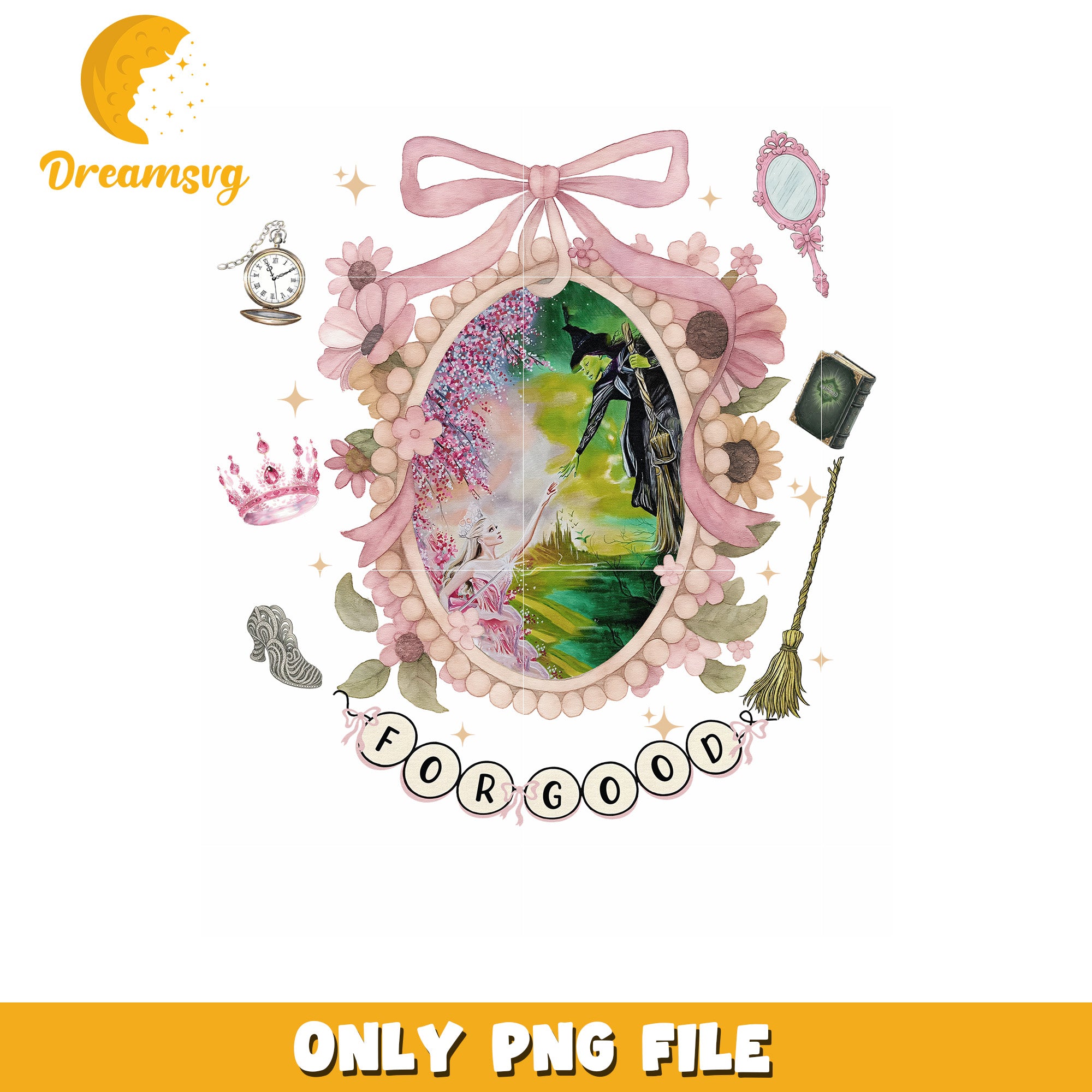 Coquette Bow Wicked For Good png, wicked characters png, wicked new season png