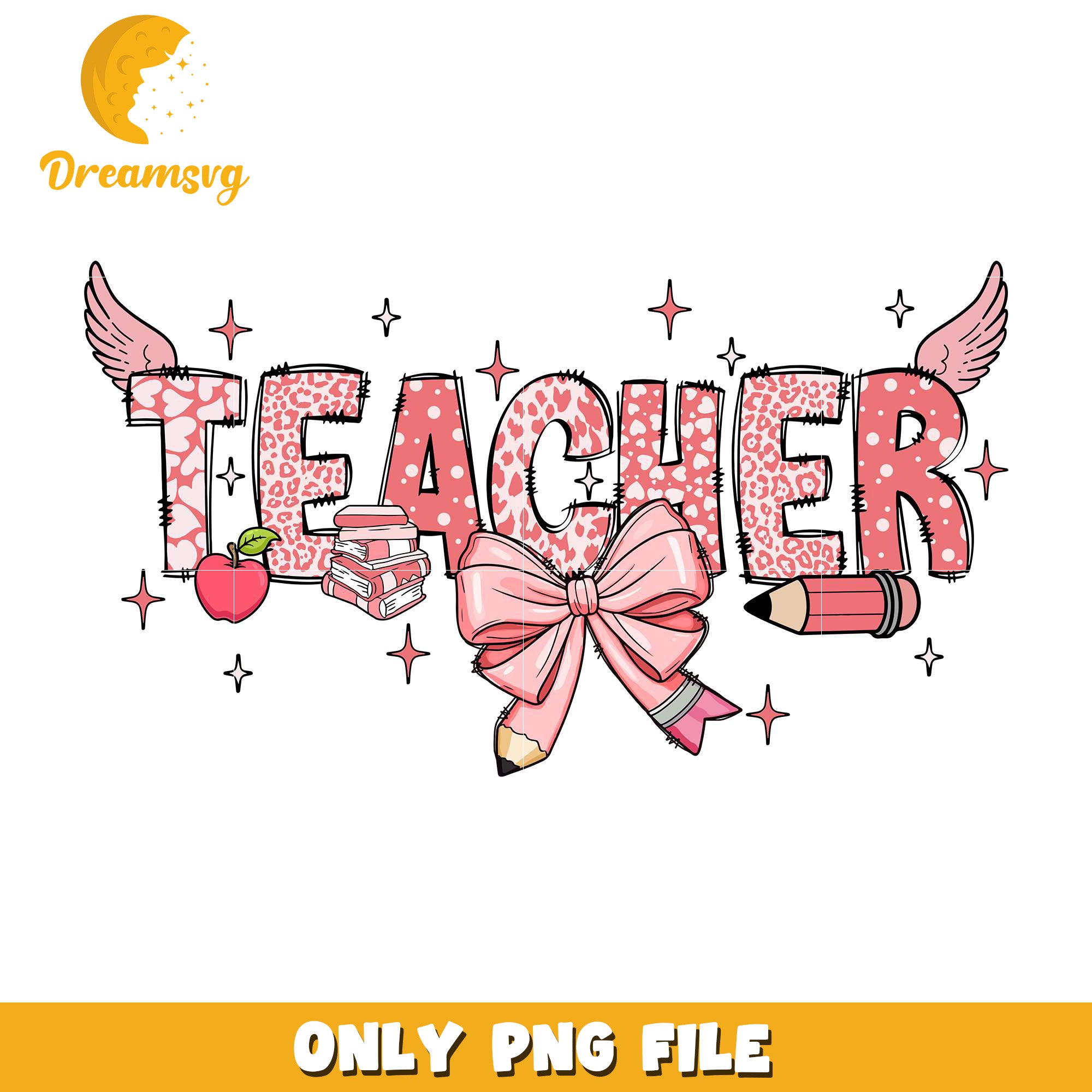 Coquette bow teacher valentine png, teacher valentine png