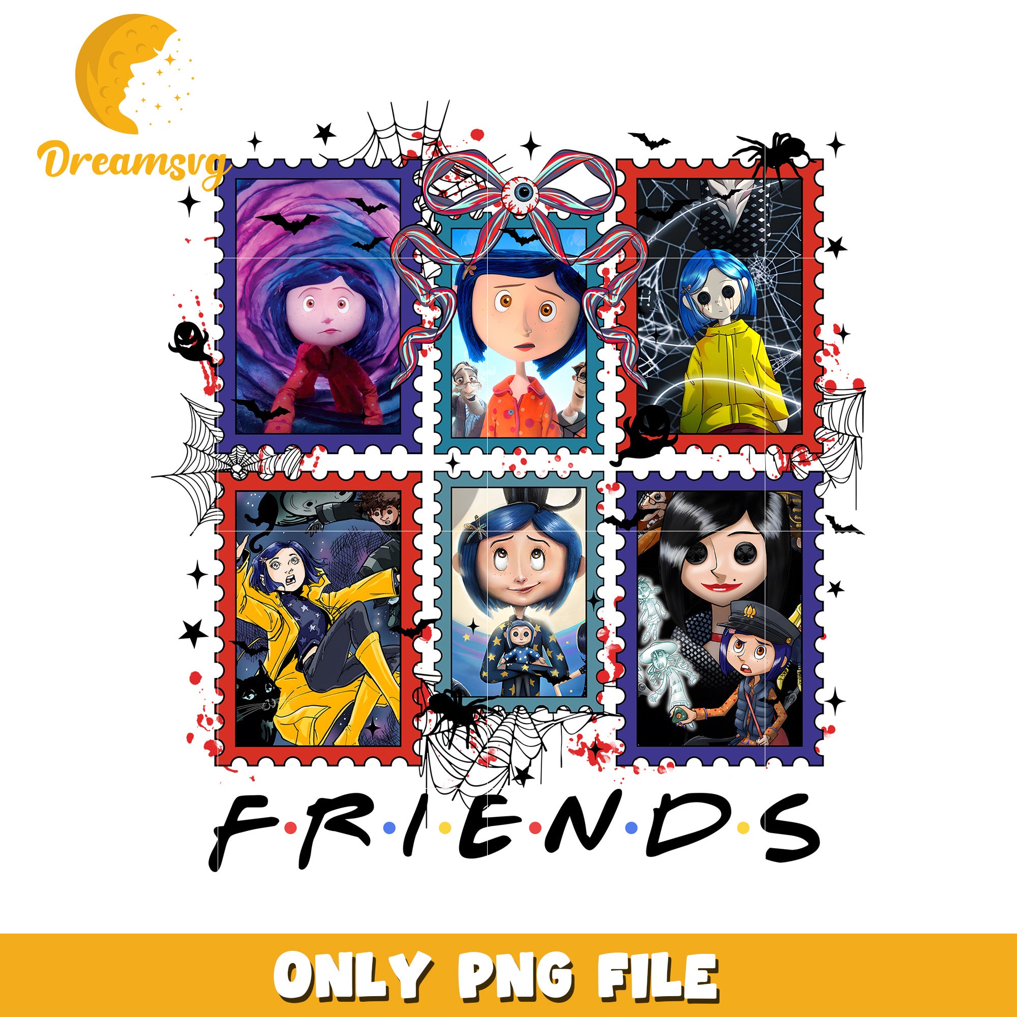 Coraline jones png, halloween holiday png, halloween memes png