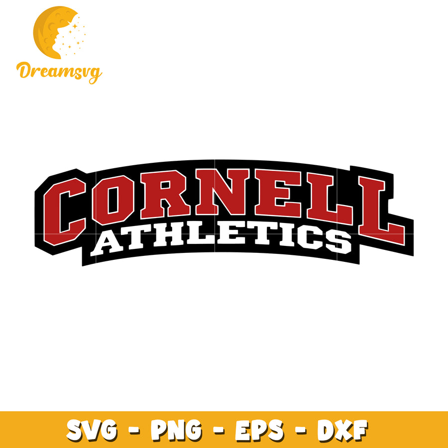Cornell University Athletics Logo SVG Design for Crafts and Art