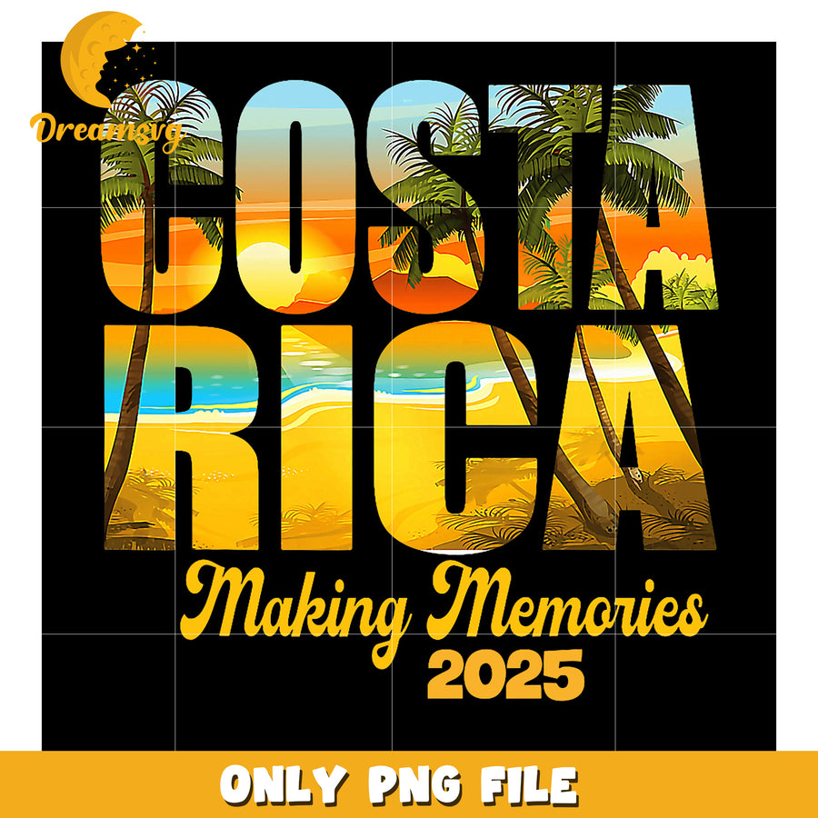 Costa Rica Sunset PNG 2025 Vacation Memories