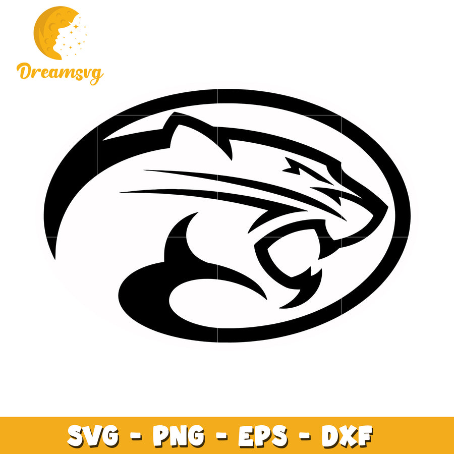 Cougar Head SVG PNG EPS DXF Files