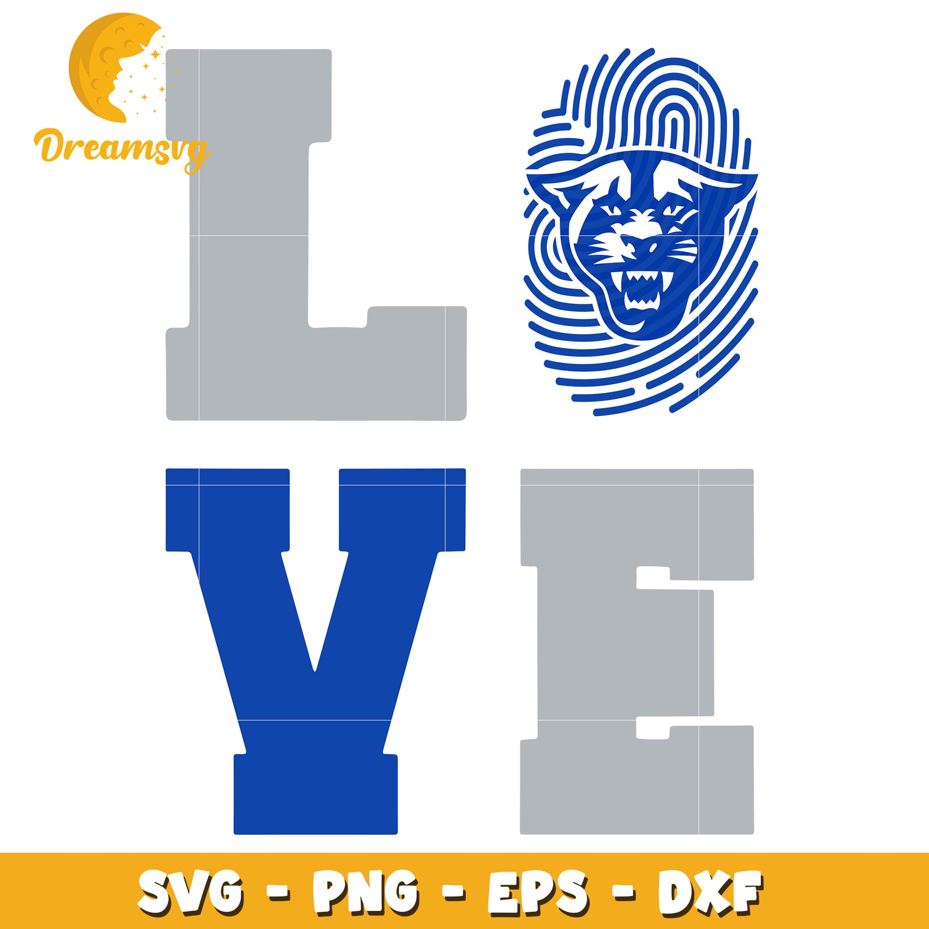 Cougar Love SVG Cut File