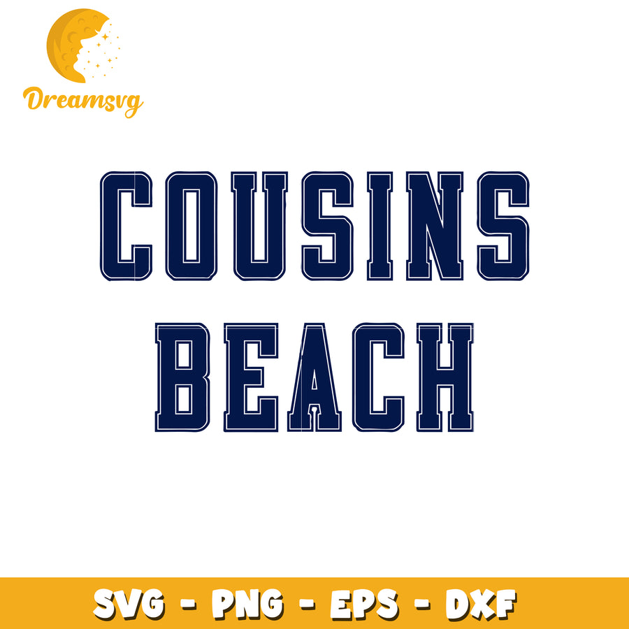 Cousin beach svg, summer vibes svg, summer time svg