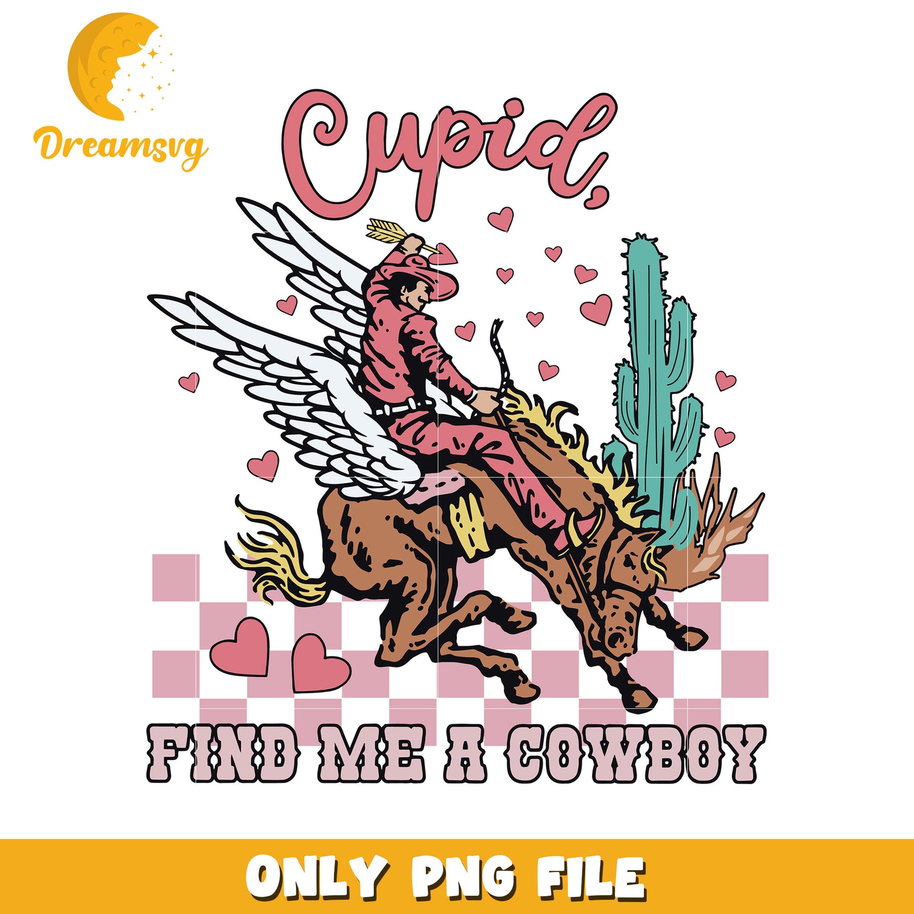 Cowboy Cupid PNG Valentines Day