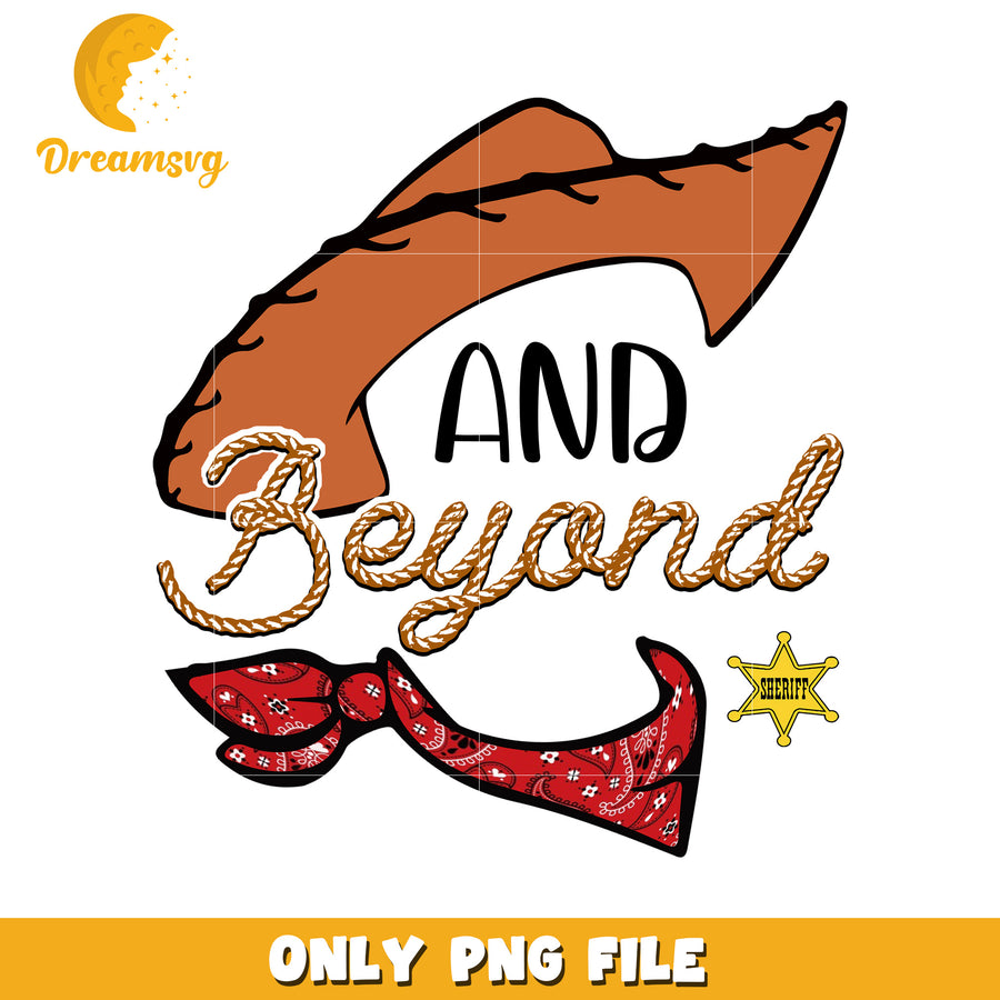 Cowboy Theme And Beyond PNG Graphic Design File