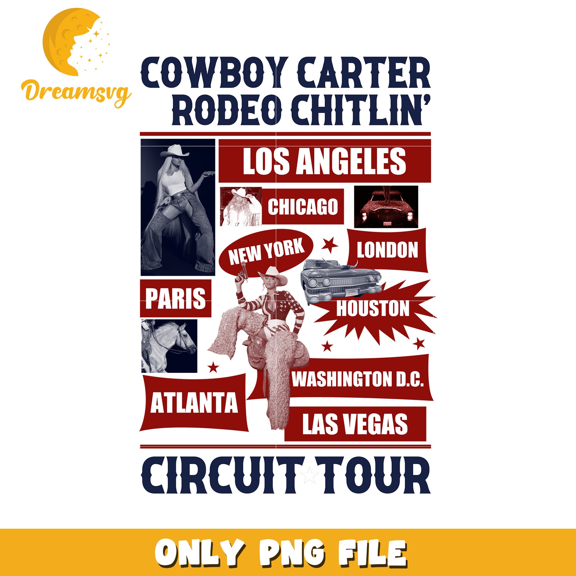 Cowboy carter rodeo chitlin png, southern country style png, beyonce western vibe png