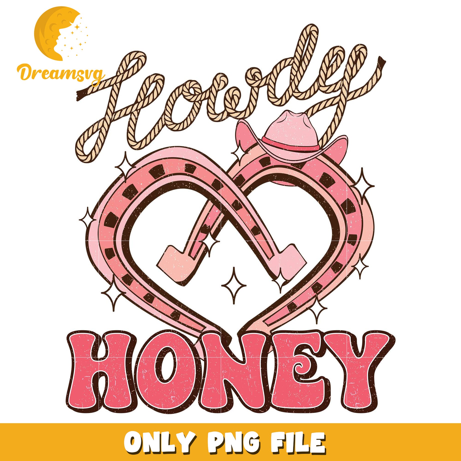 Cowboy hat howdy honey png, howdy honey png, valentine days png