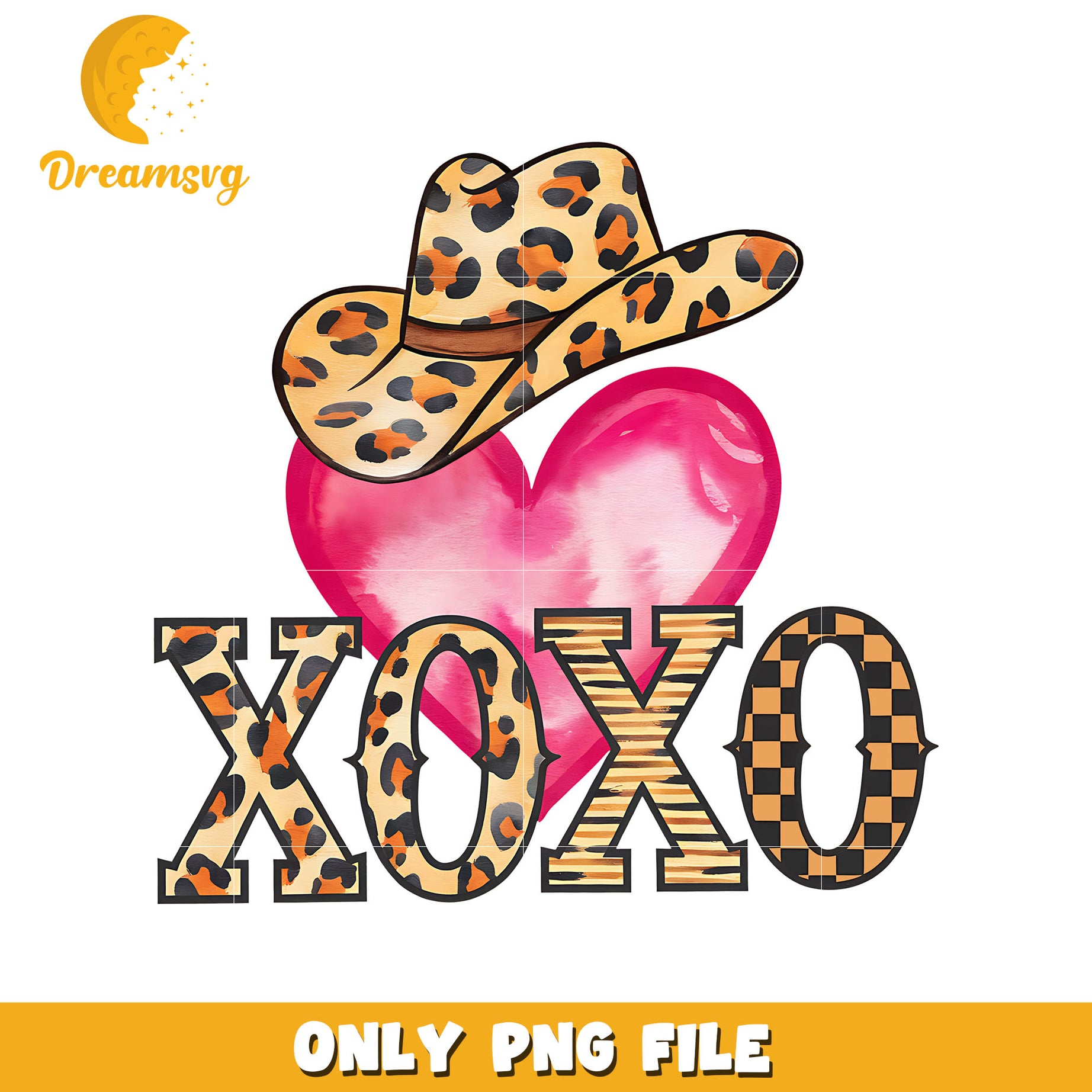 Cowboy hat xoxo valentine design png, heart shape png, cow boy png