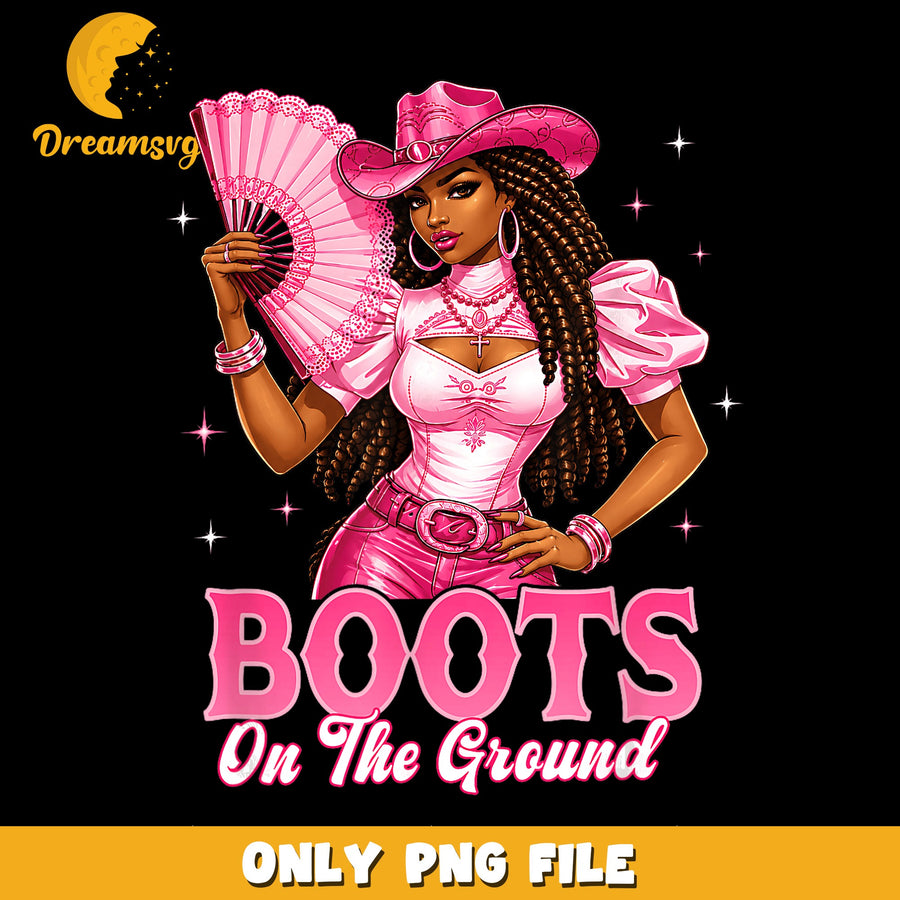 Cowgirl Fashion PNG, Boots Design, Western Theme PNG