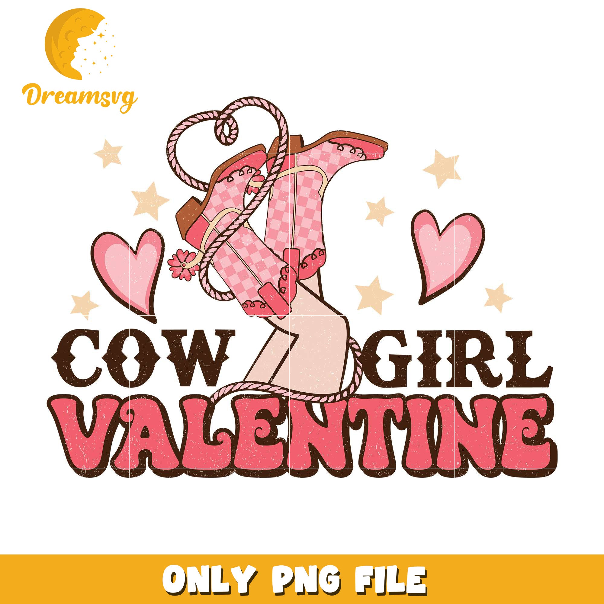Cow girl valentine png, happy valentine day png, cow girl png