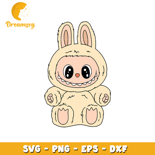 Cream characters svg, labubu keychain svg, labubu cartoon svg