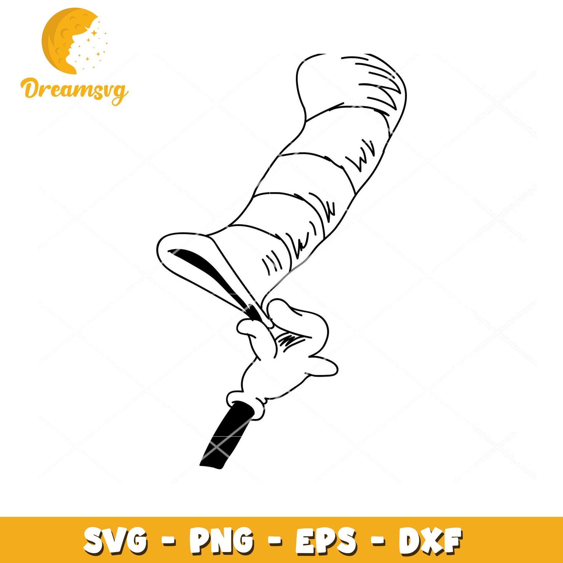 Creative Hand Holding a Scroll SVG Download for Crafts Projects