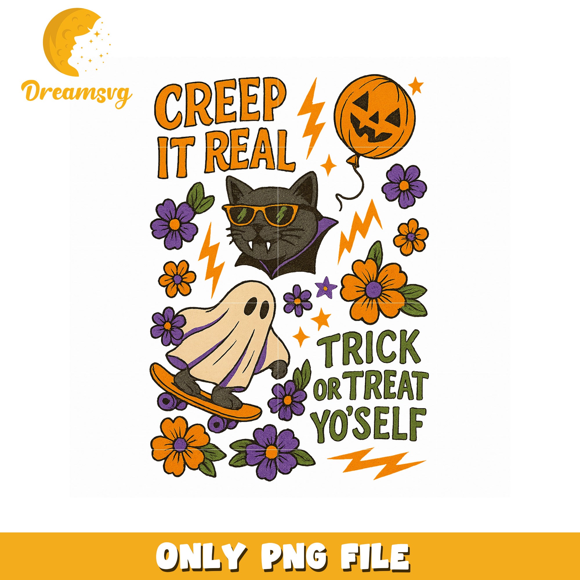 Creep it creal png, halloween png, halloween vacation png