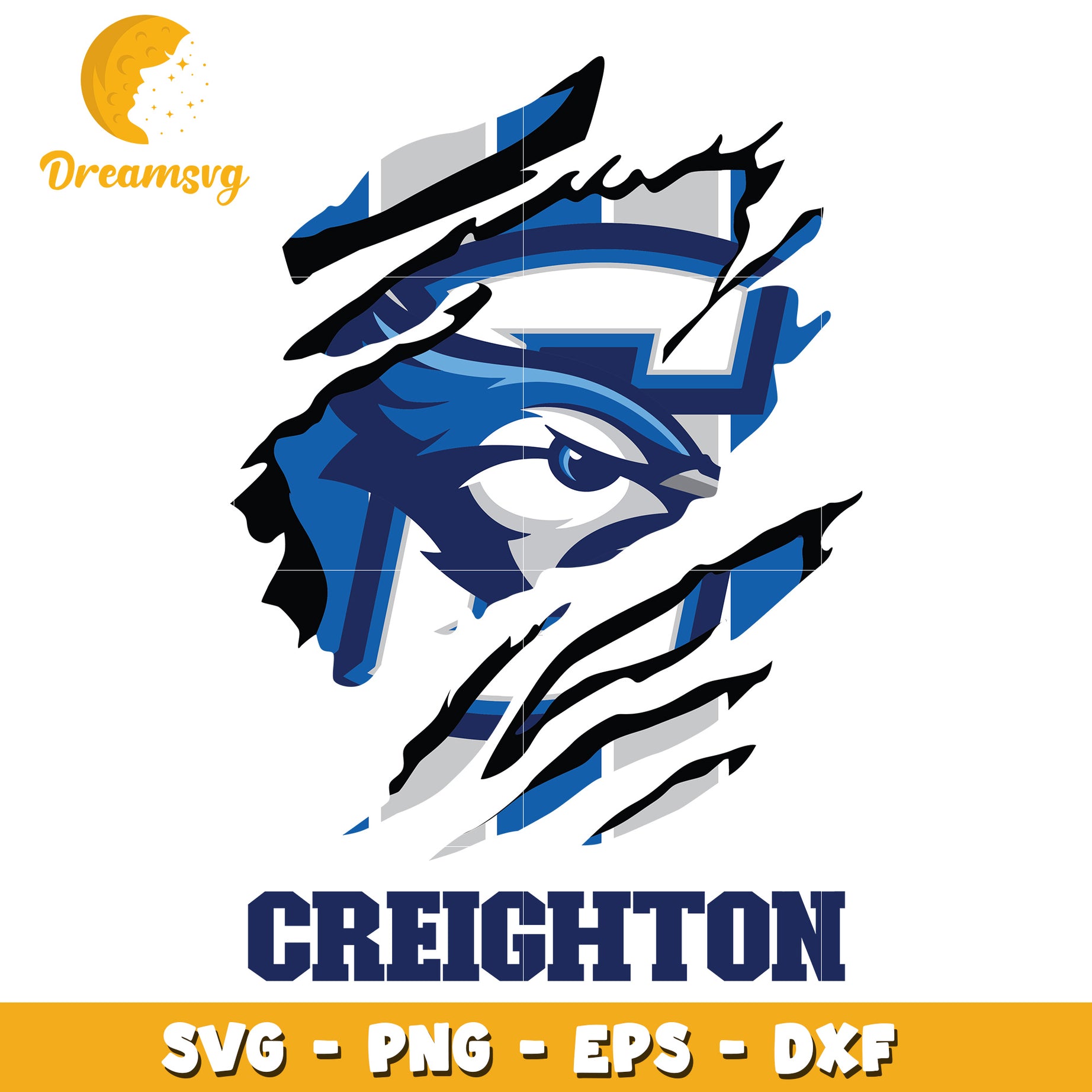 Creighton Bluejay SVG PNG EPS DXF