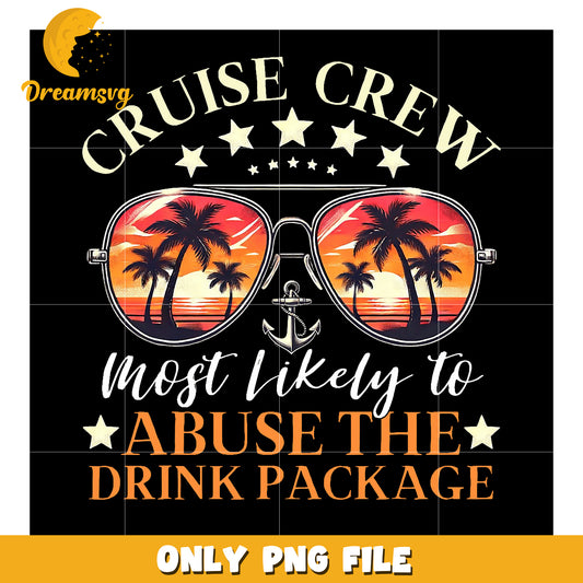 Cruise Crew Drink Package PNG