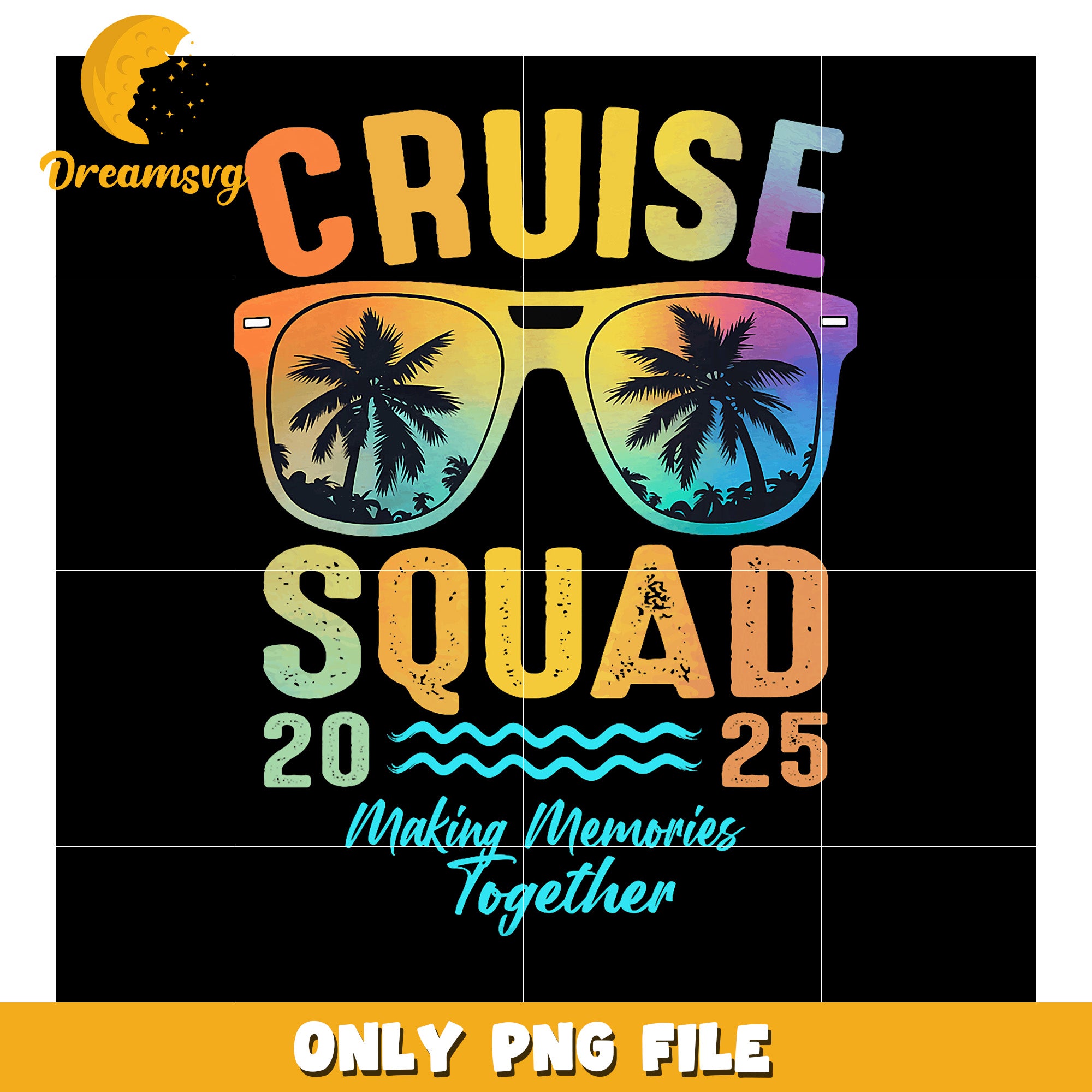Cruise Squad 2025 PNG Design