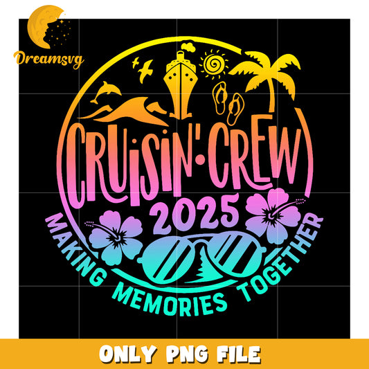 Cruisin Crew 2025 PNG Design
