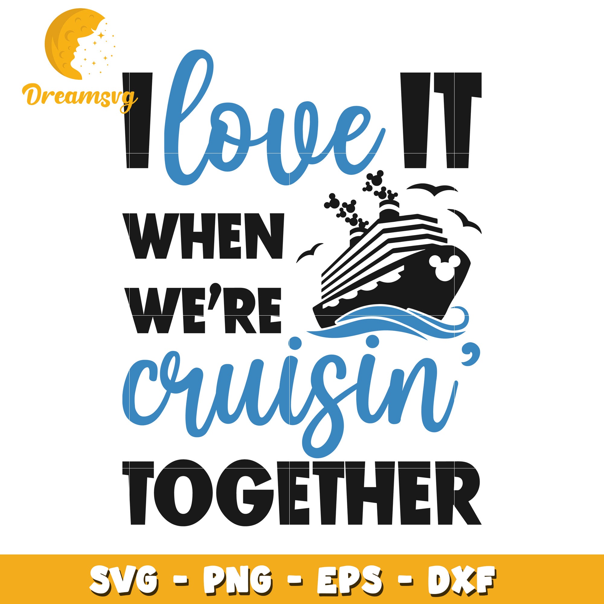 Cruisin Together SVG Cut File