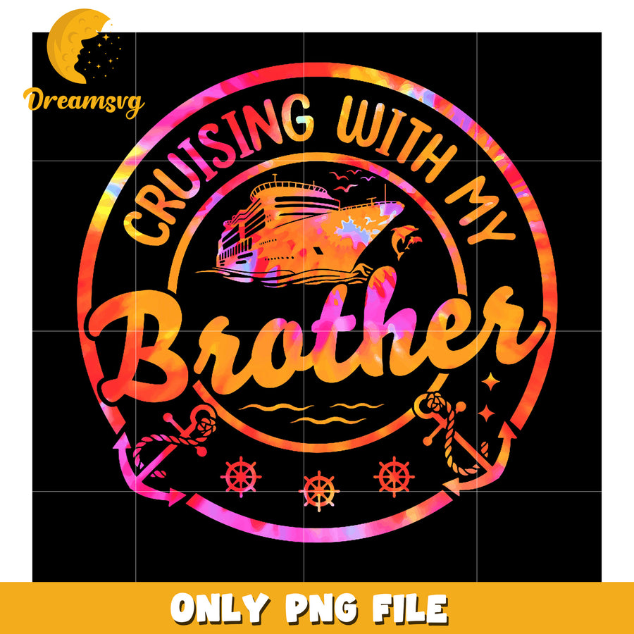 Cruising With My Brother PNG Design