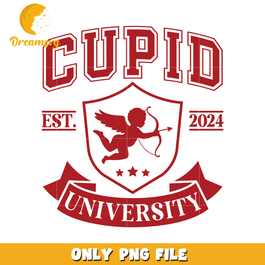 Cupid University Logo Design PNG File for 2024