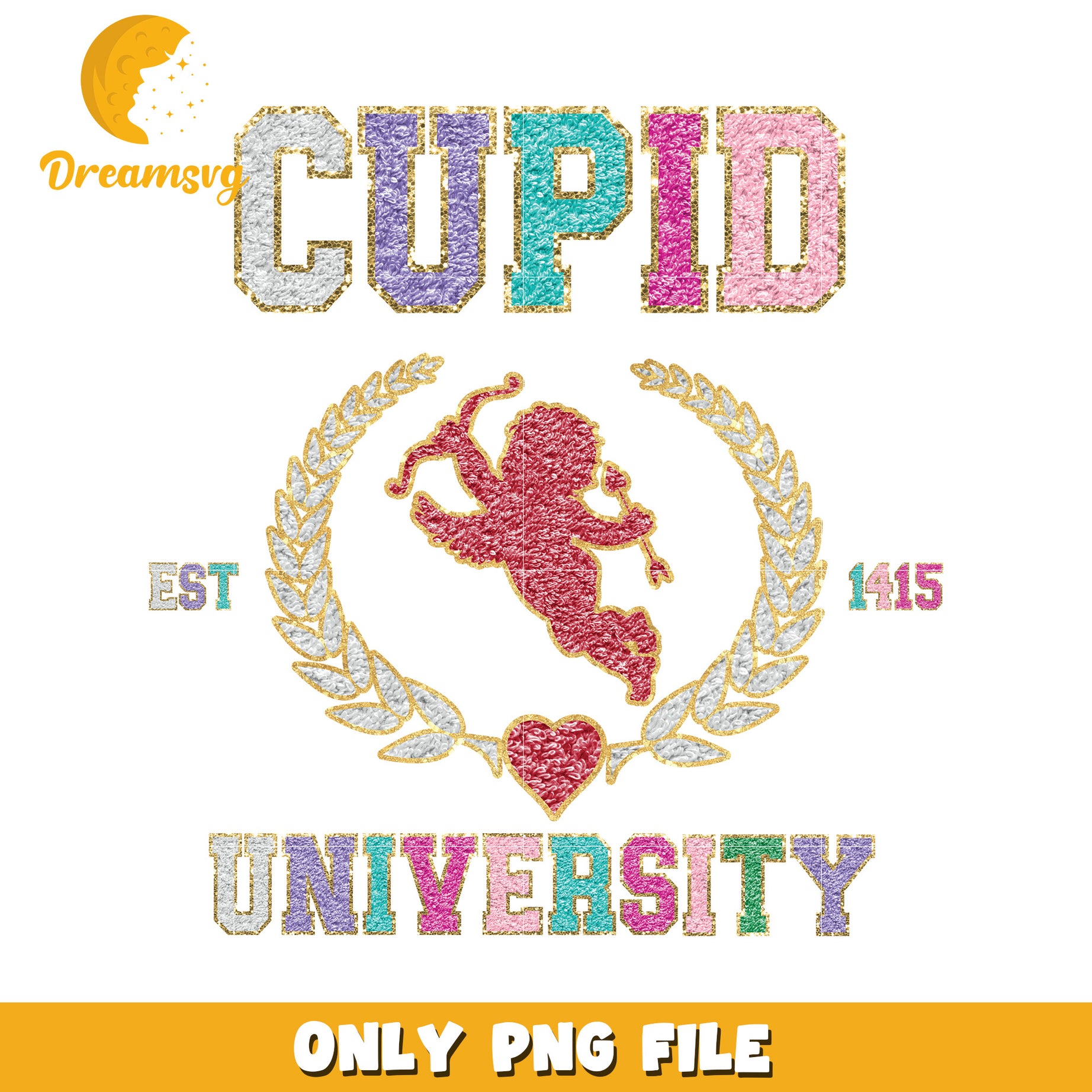 Cupid University PNG Design