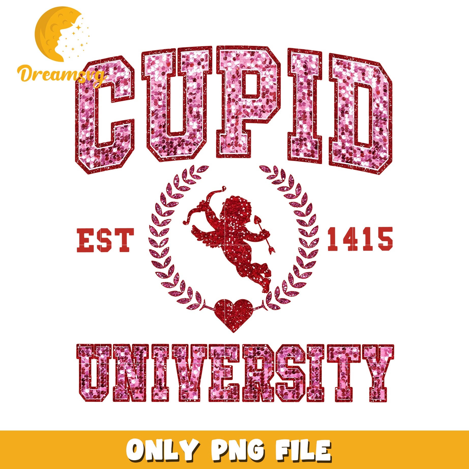 Cupid University PNG Design