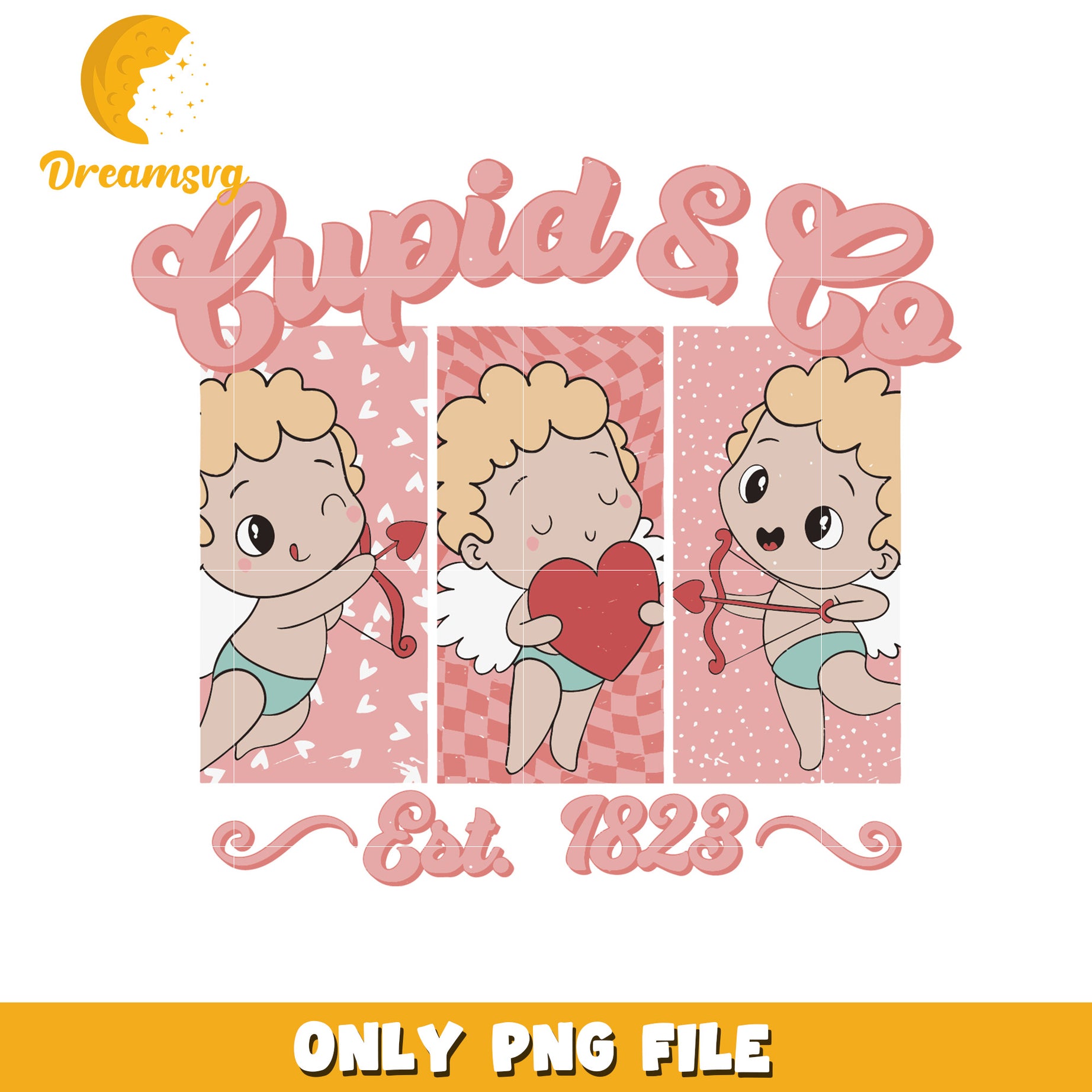 Cupid & Co PNG Valentines Design