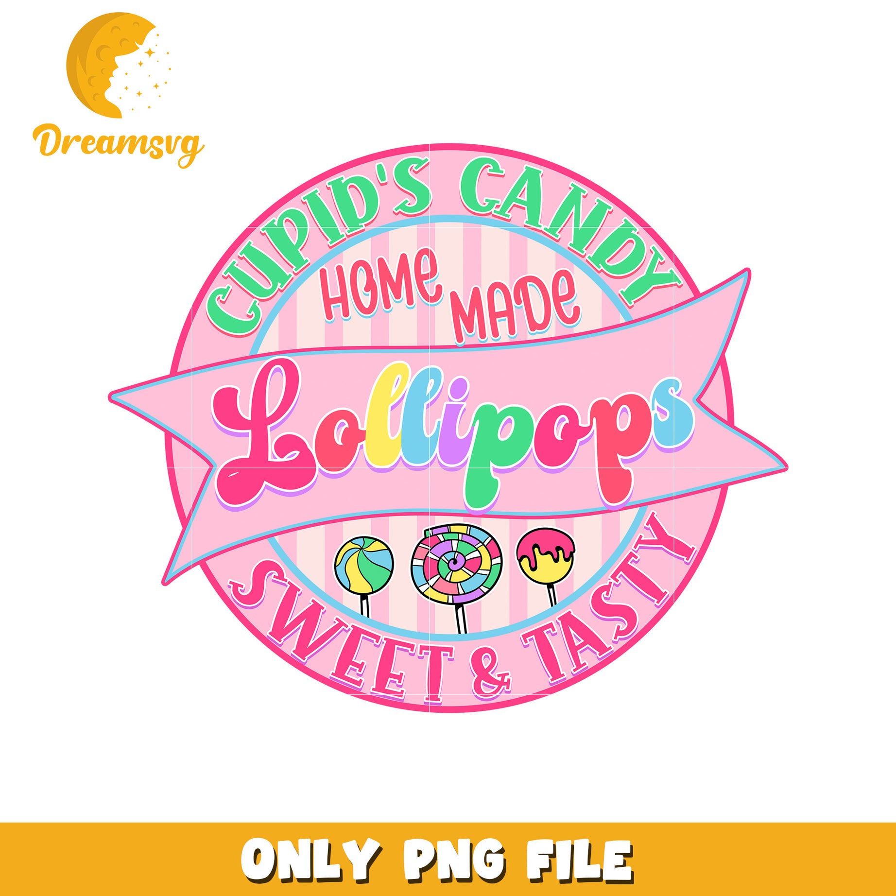 Cupids Candy Lollipops PNG