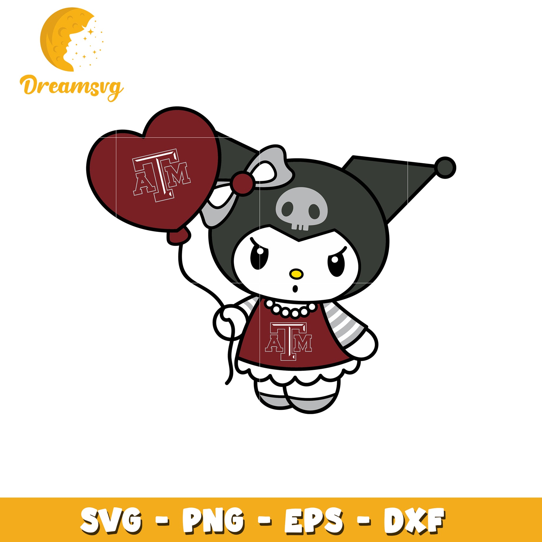 Cute Aggie Character SVG Design for Fans