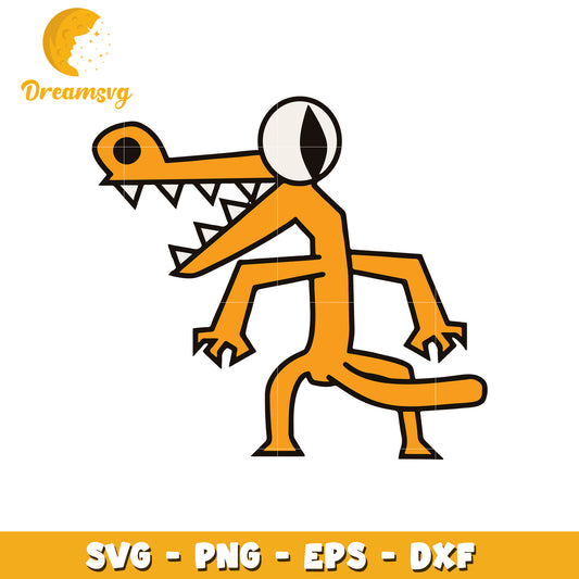 Cute Alligator SVG PNG EPS DXF Files