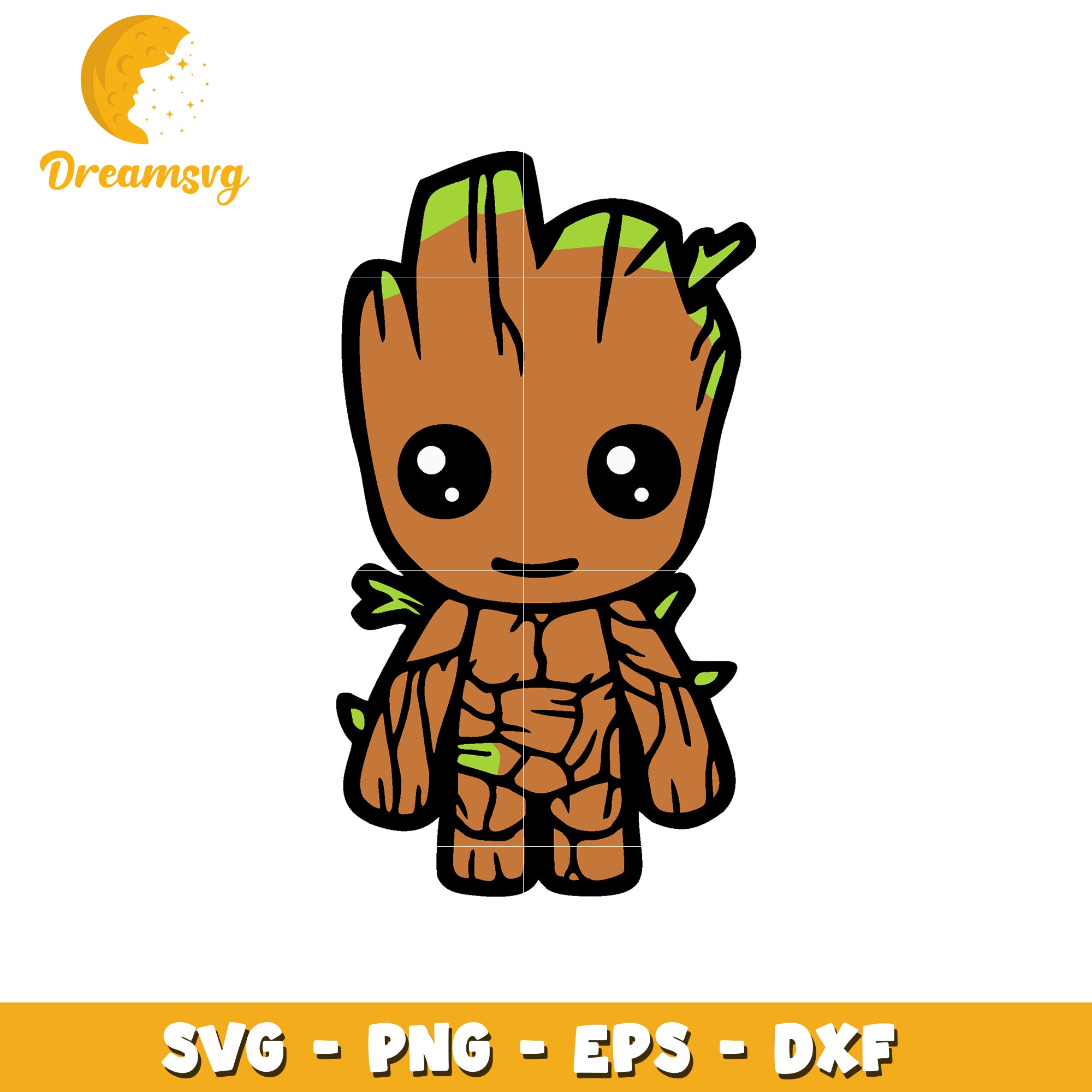 Cute Baby Groot SVG PNG EPS DXF – DreamSVG Store