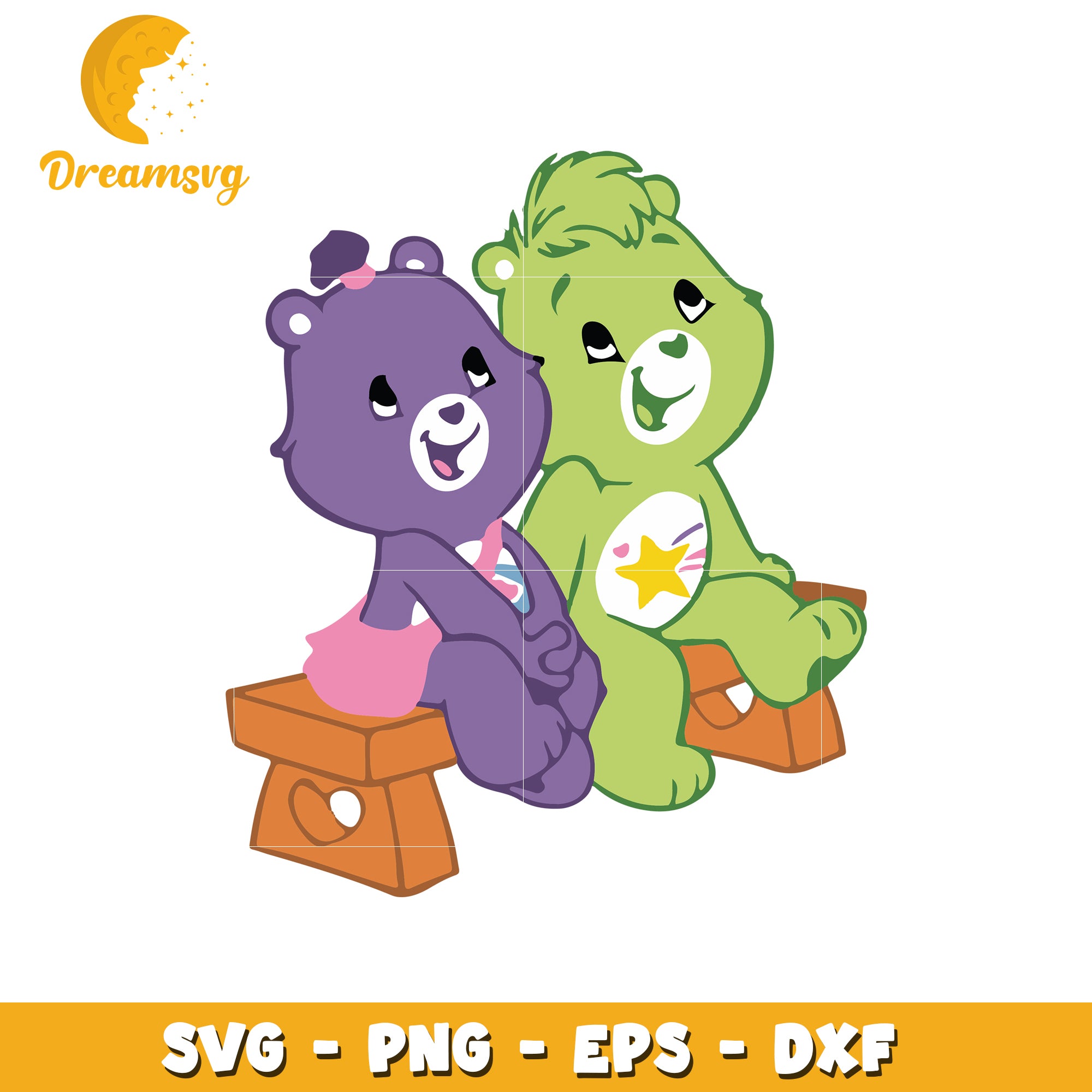 Cute Bear Friends SVG Design for Crafts and DIY Projects