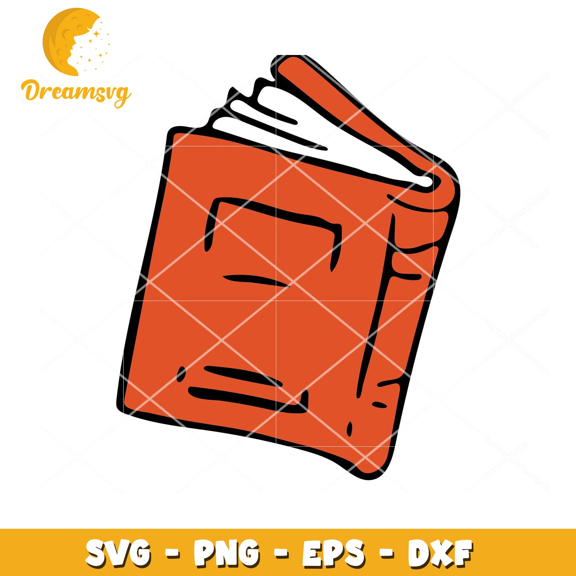 Cute Book SVG PNG EPS DXF