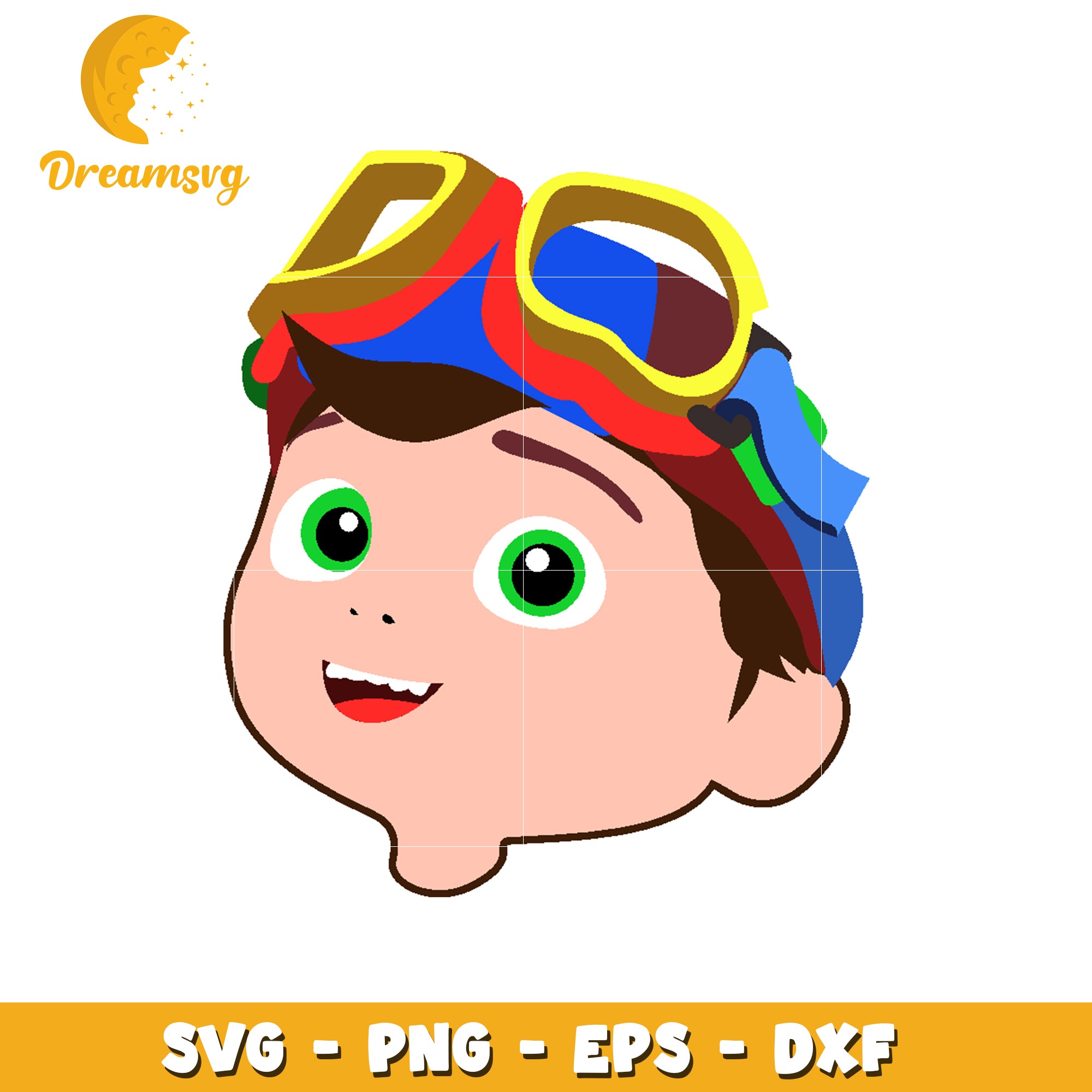 Cute Boy SVG PNG EPS DXF Cut File