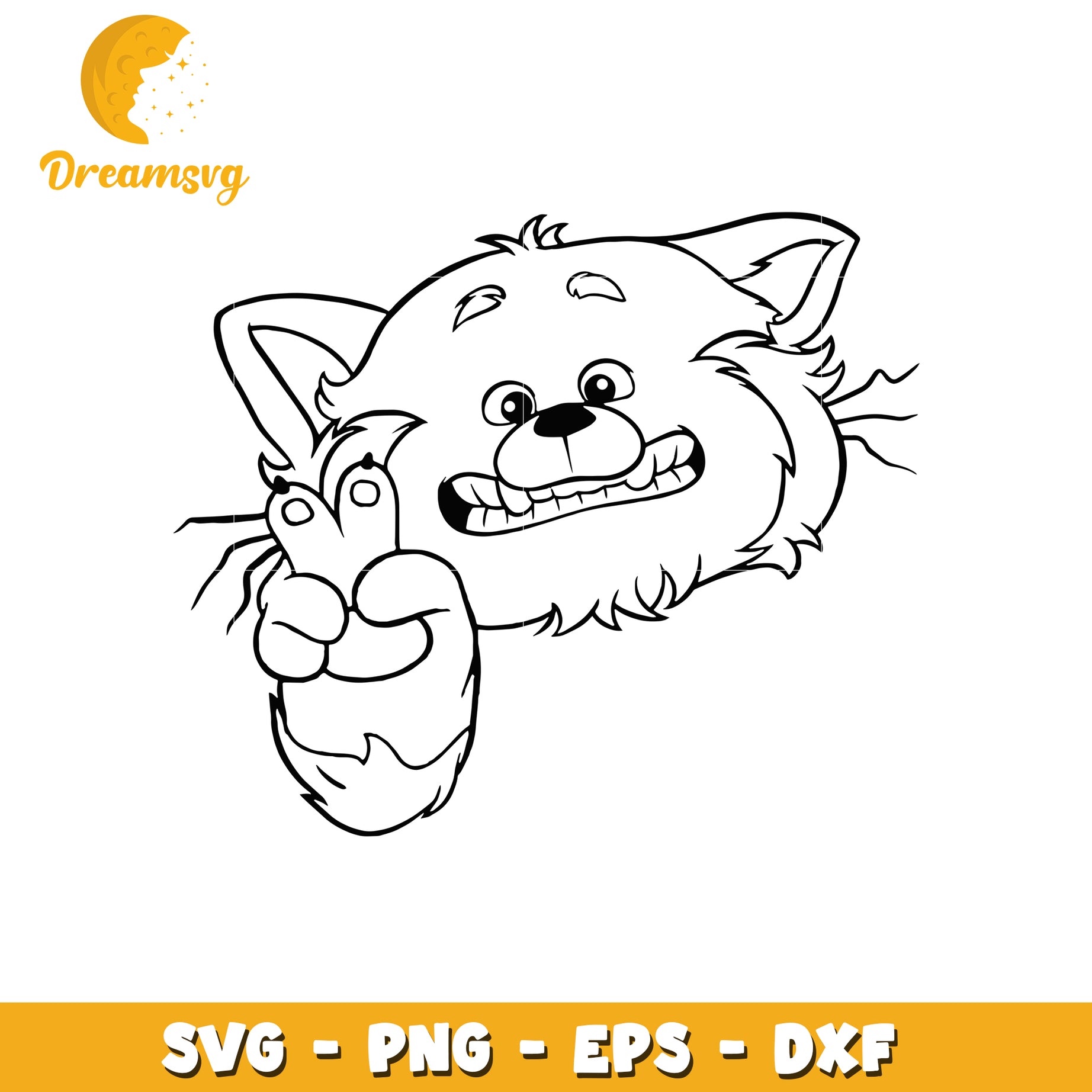 Cute Cartoon Animal Design SVG for Fun Crafts