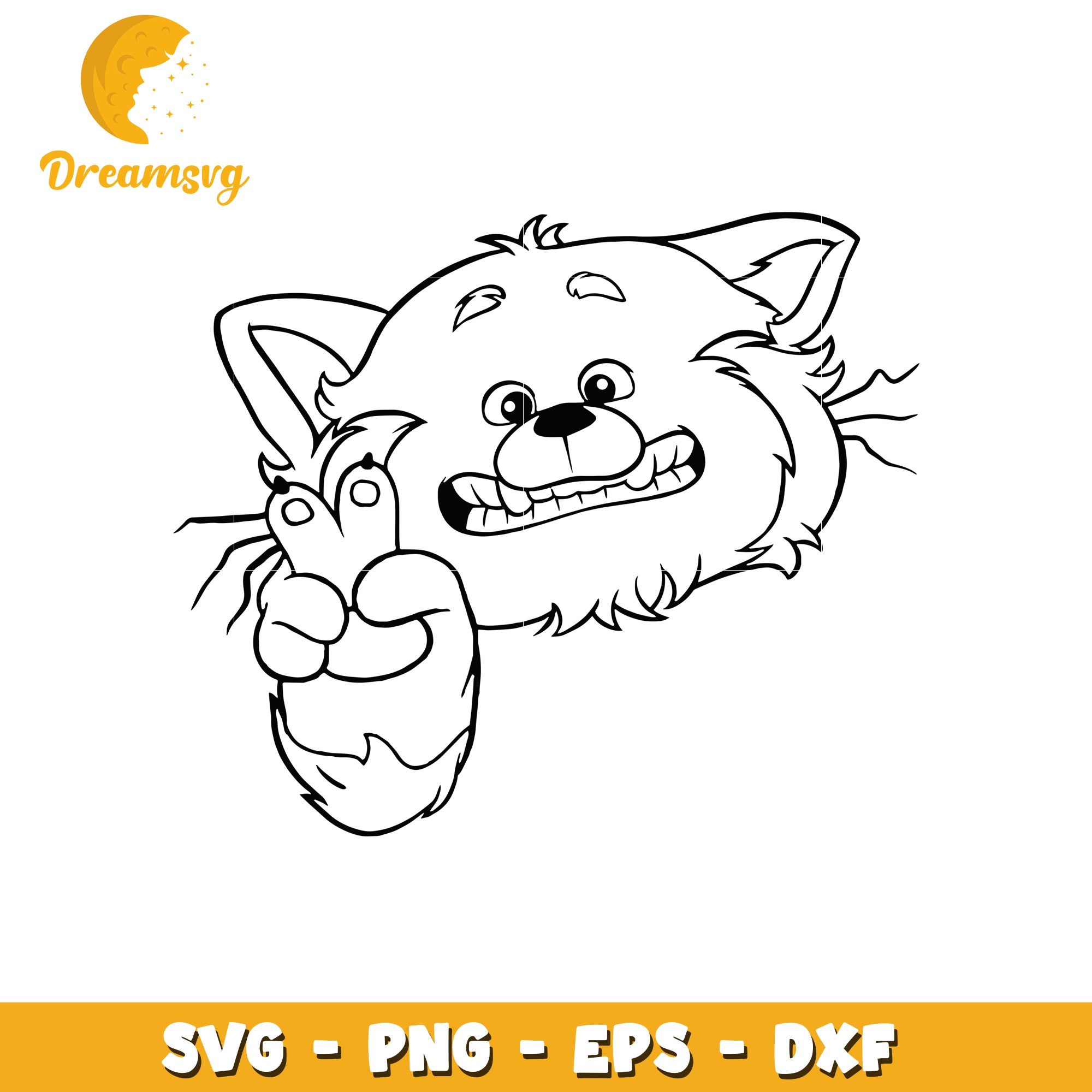 Cute Cartoon Animal Design SVG for Fun Crafts