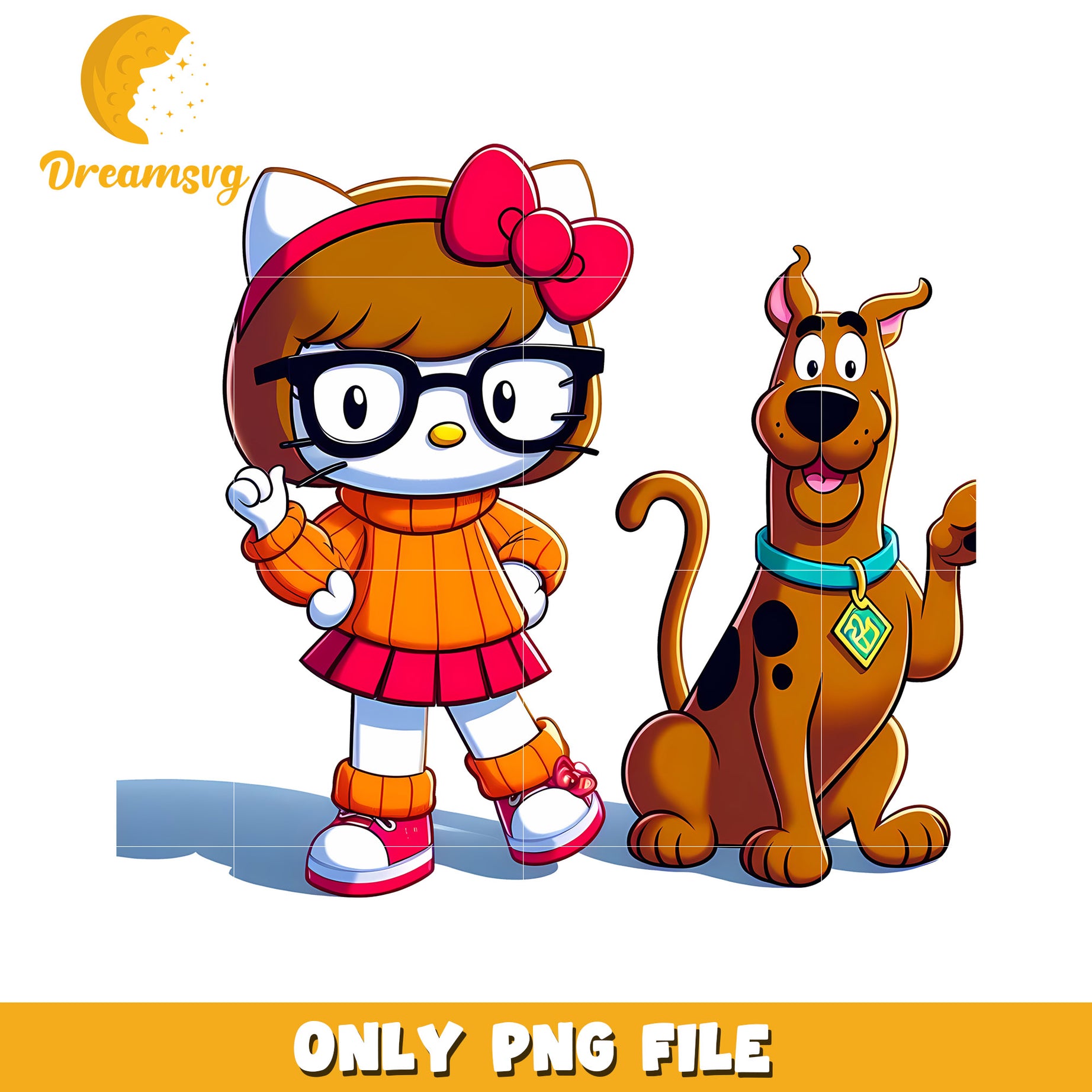 Cute Cartoon Cat and Dog in PNG Format for Fun Designs