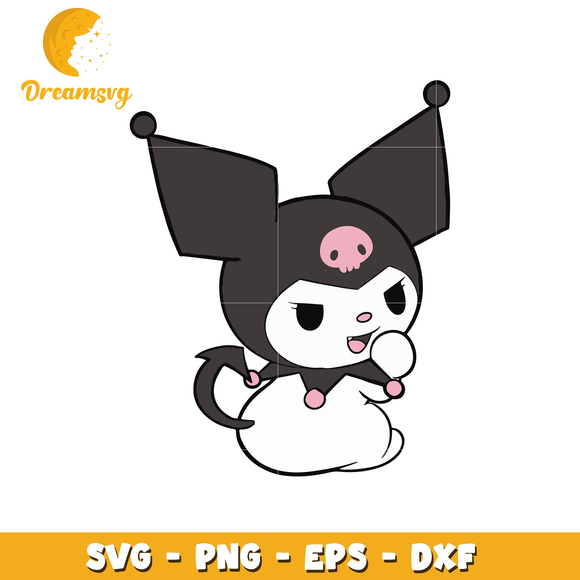 Cute Cartoon Character SVG Design for Digital Crafts and Print