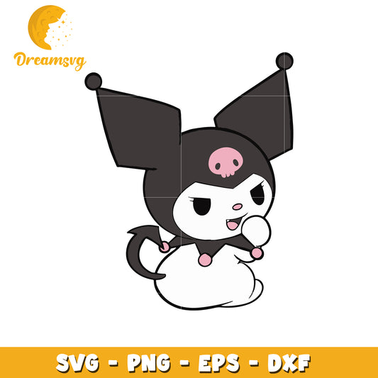 Cute Cartoon Character SVG Design for Digital Crafts and Print