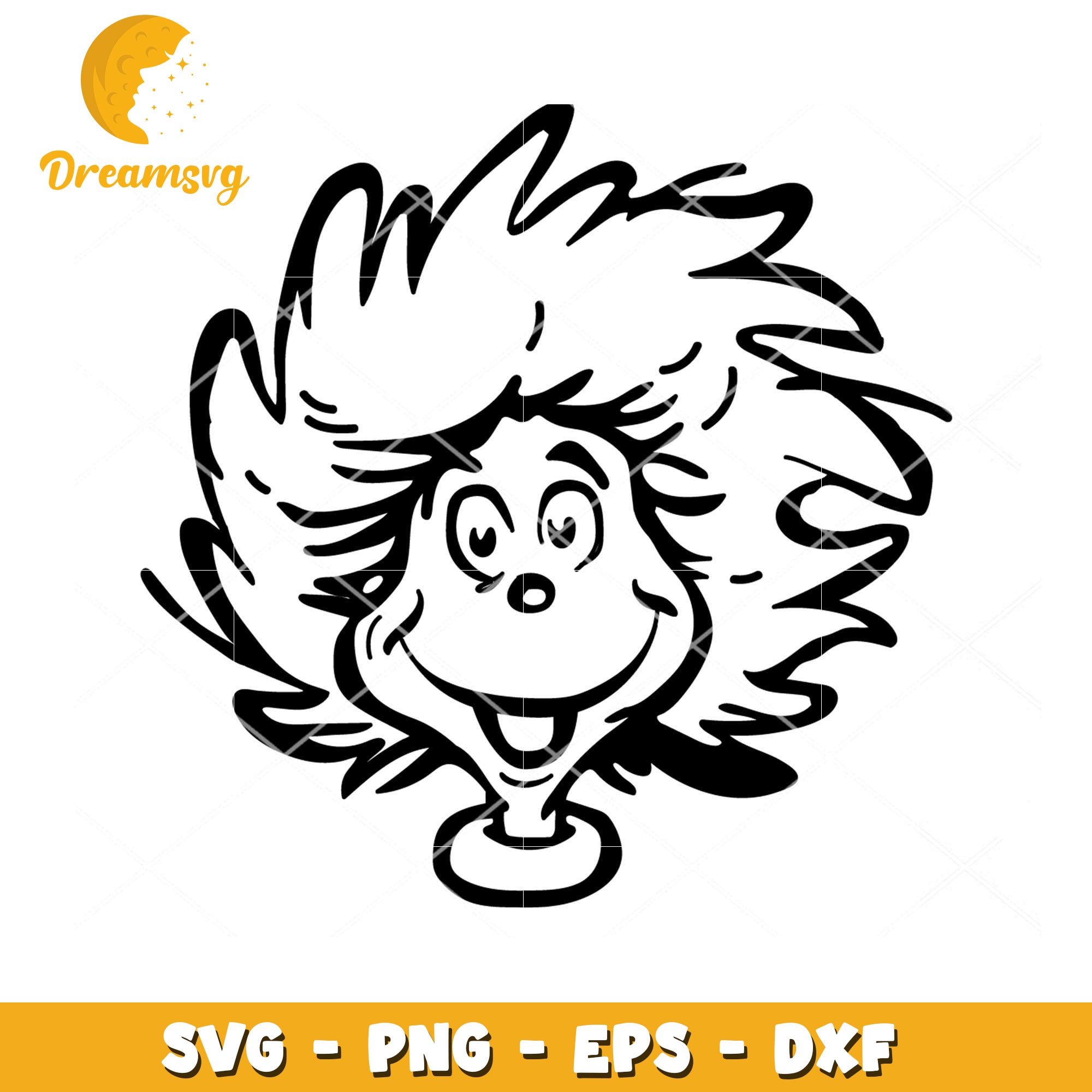 Cute Cartoon Character SVG Design for Instant Download Crafting